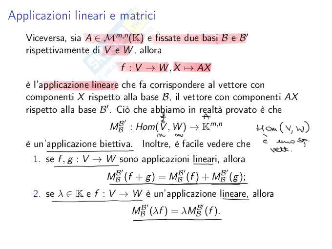 Lezioni sui sottospazi - Algebra lineare e geometria Pag. 36