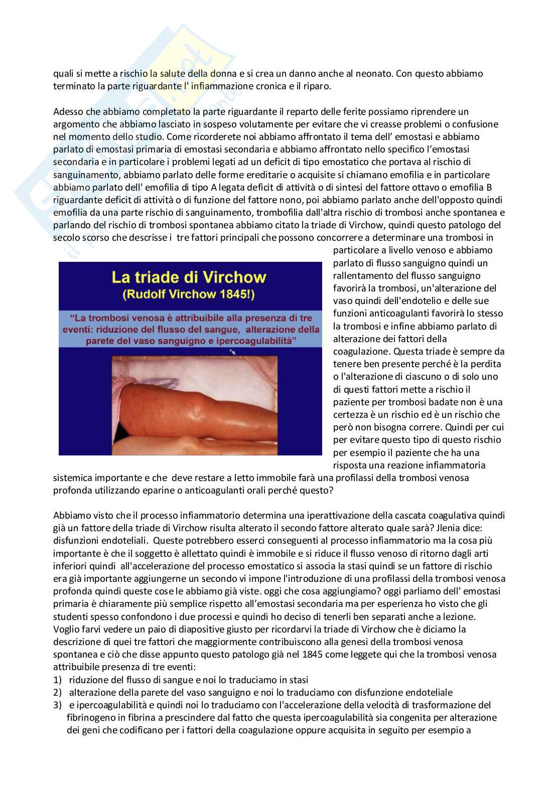 Patologia generale e fondamenti di fisiopatologia - parte 4 Pag. 1