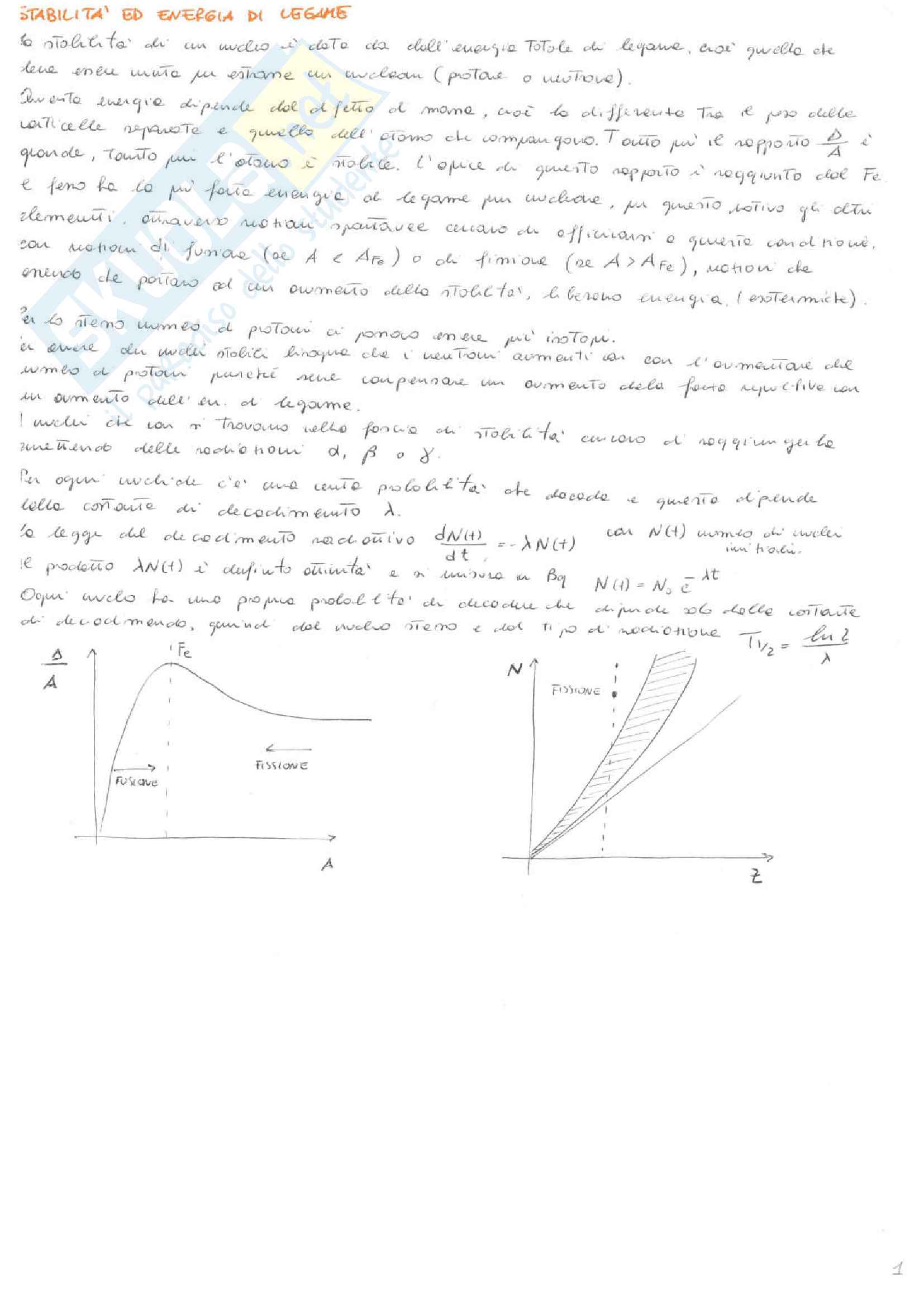 Domande e Risposte Nucleare Pag. 1