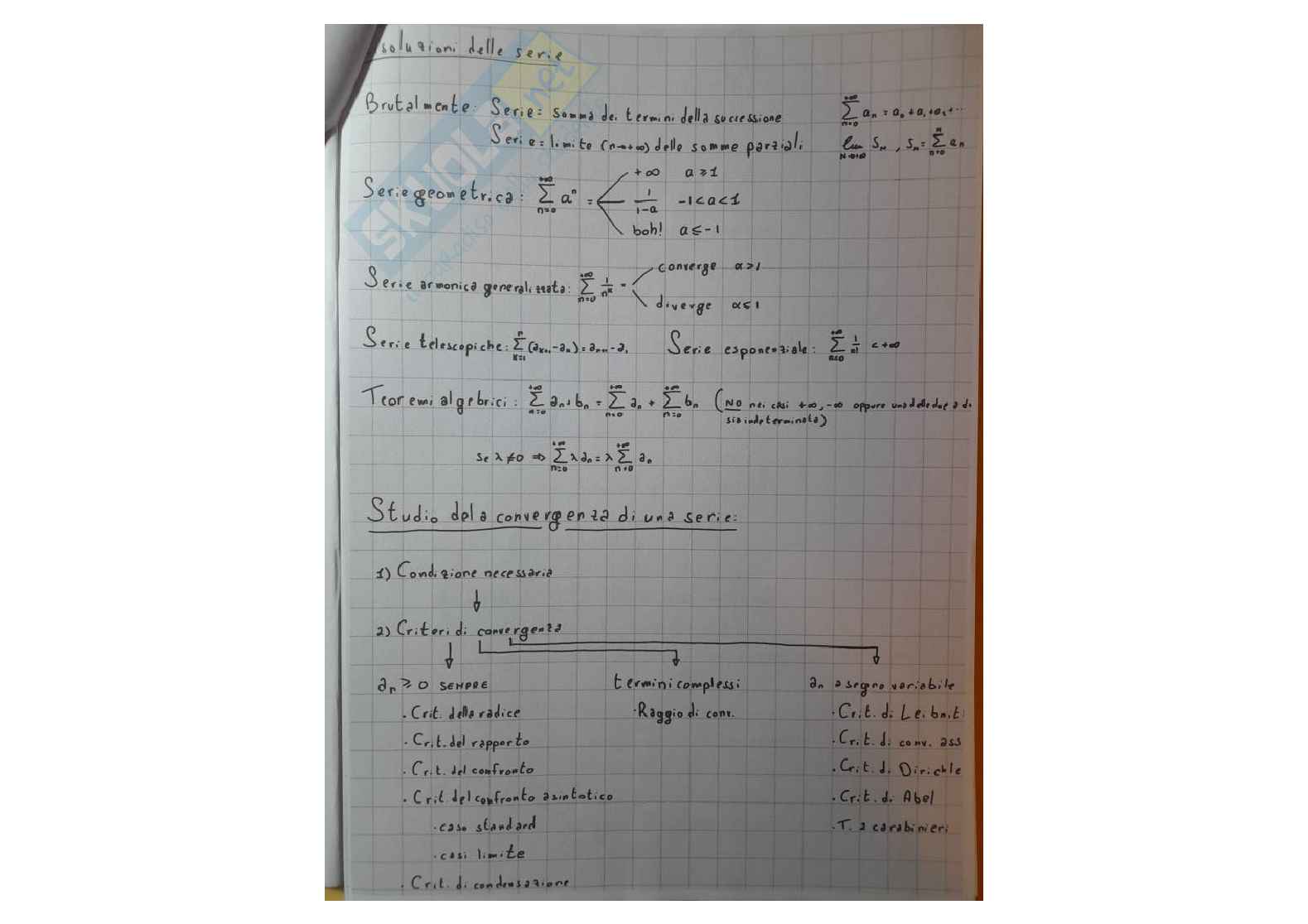 Formulario di Analisi matematica 1 Pag. 6