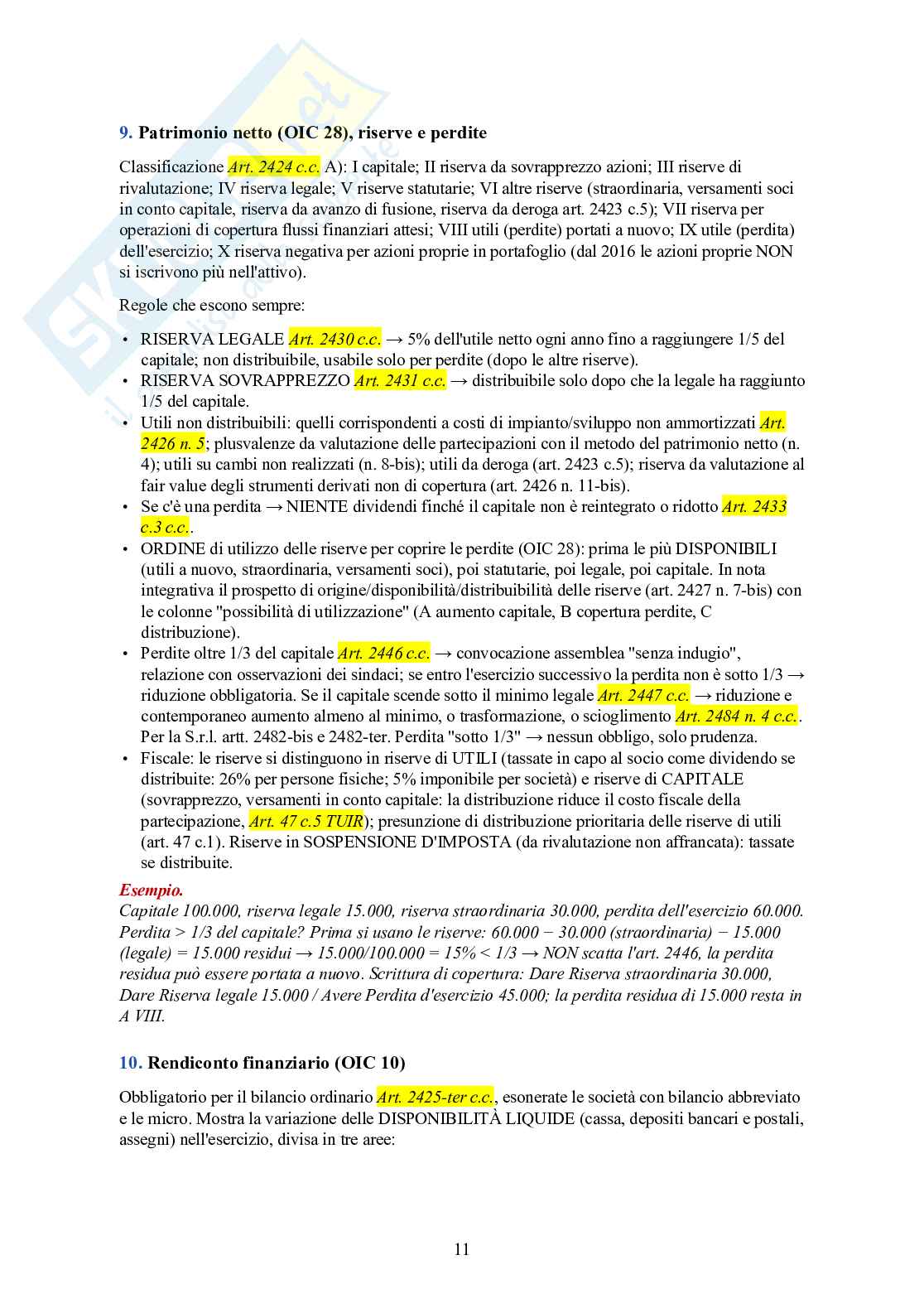 Esame di Stato Commercialista – schemi per le prove scritte + 5 tracce svolte Pag. 11