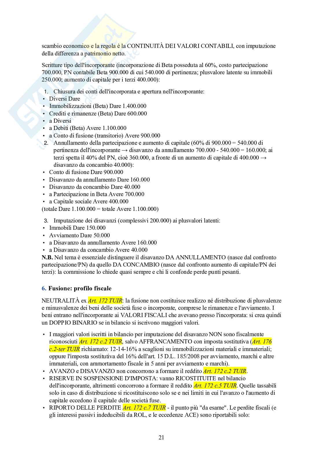 Esame di Stato Commercialista – schemi per le prove scritte + 5 tracce svolte Pag. 21