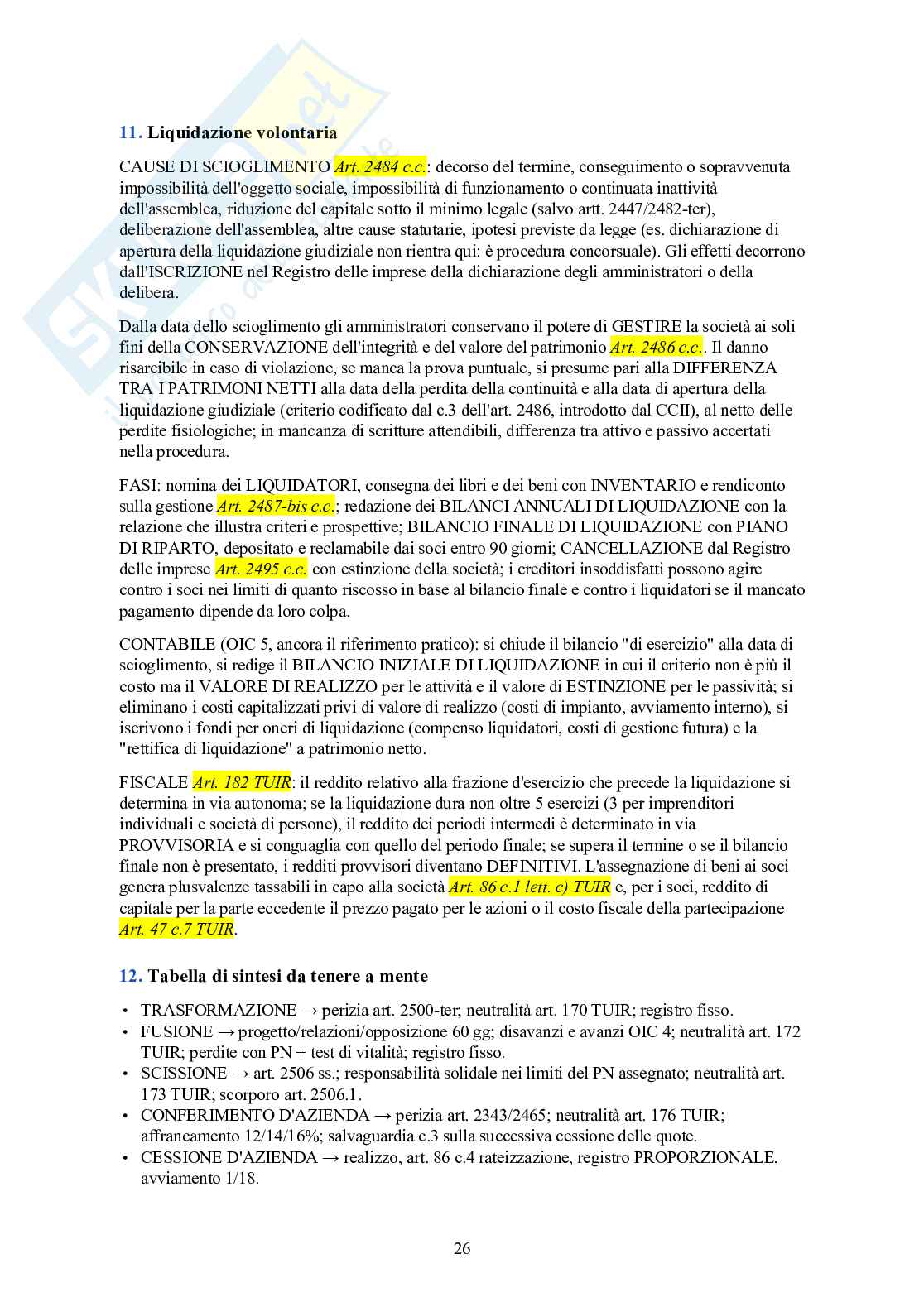 Esame di Stato Commercialista – schemi per le prove scritte + 5 tracce svolte Pag. 26