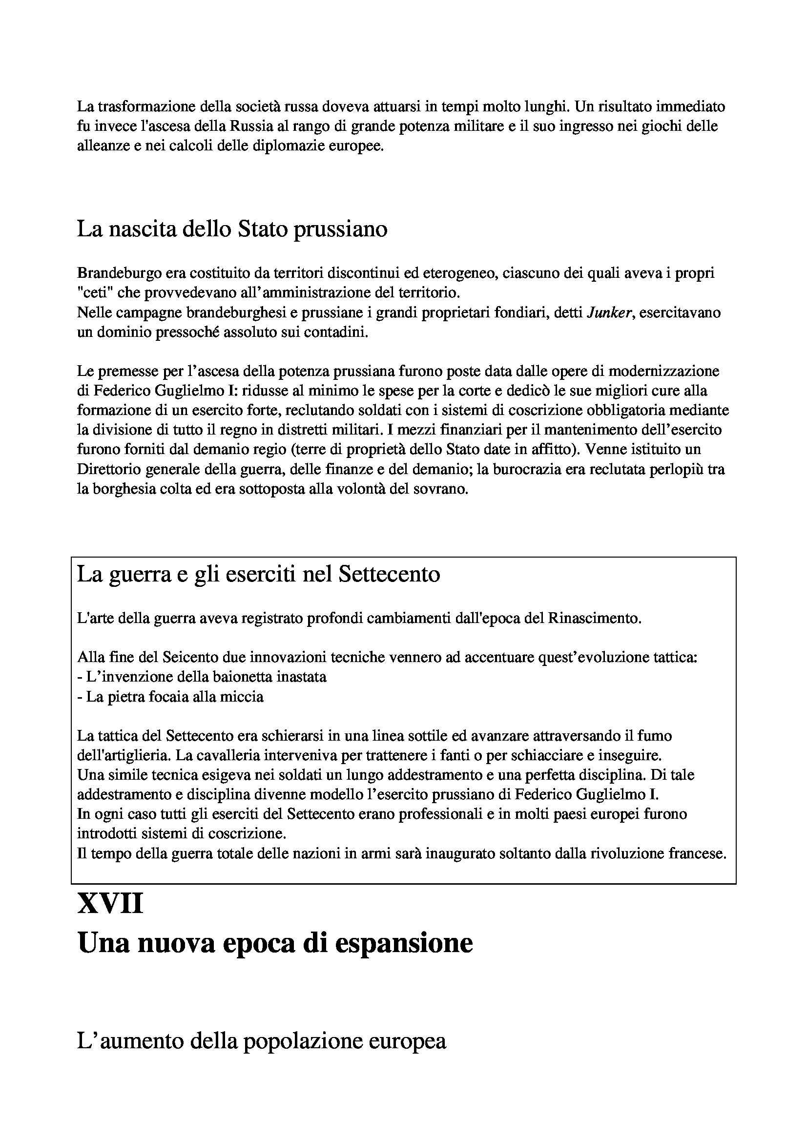 Riassunto esame Storia Moderna: dal 1492 a Napoleone, prof. Dall'Olio Pag. 51