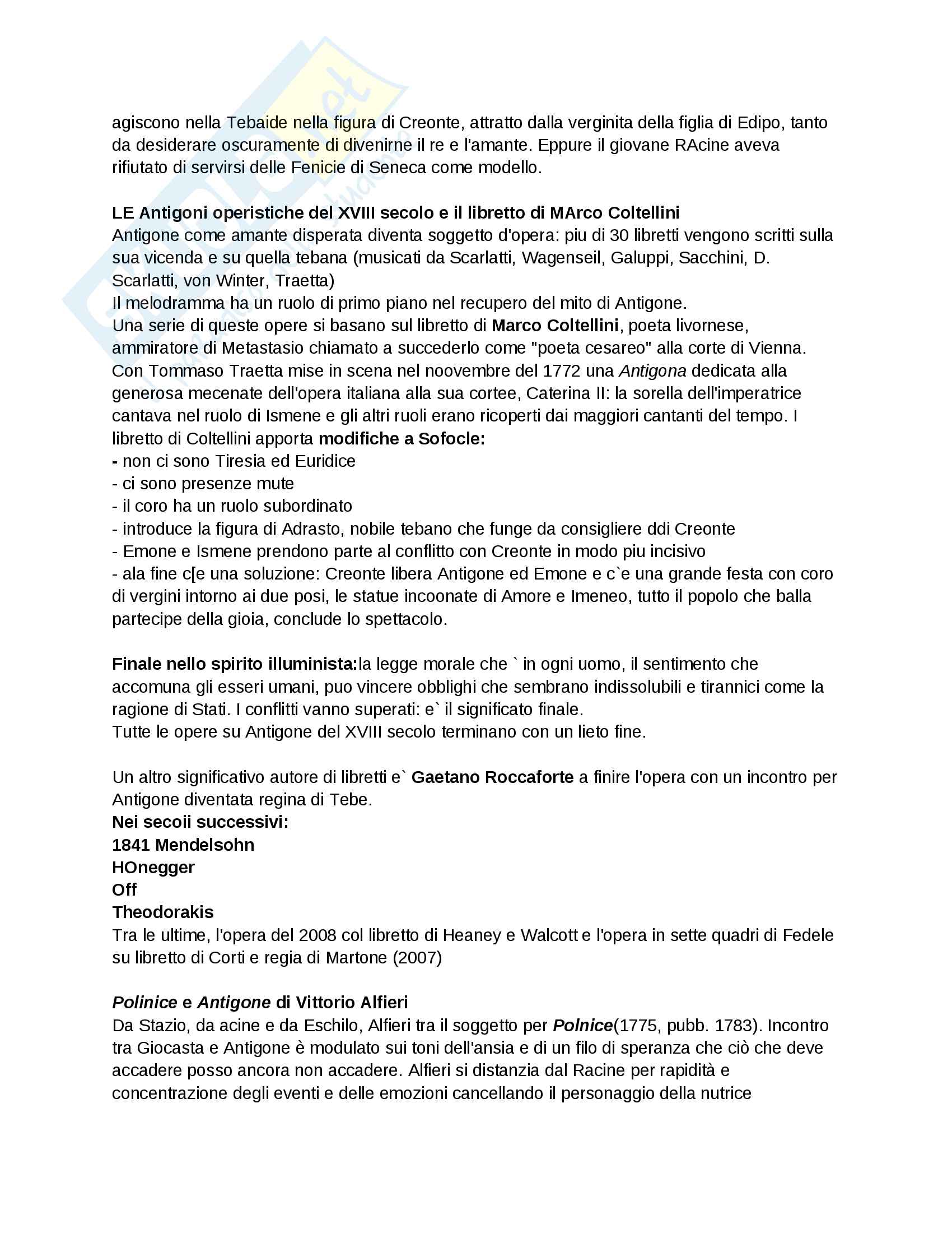 Sunto esame Letteratura e civiltà greca, prof. Condello, libro consigliato "Antigone storia di un mito" Pag. 16