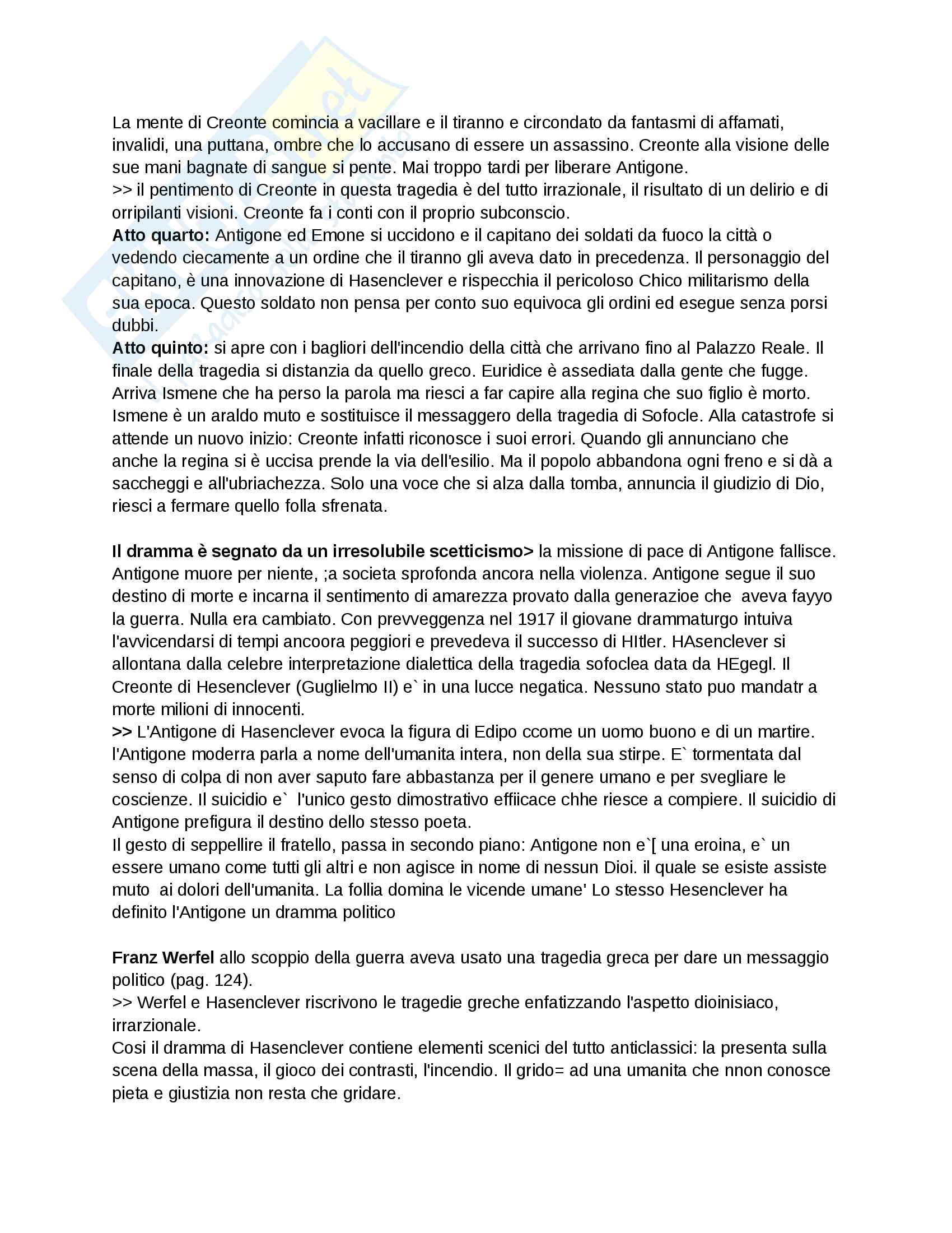 Sunto esame Letteratura e civiltà greca, prof. Condello, libro consigliato "Antigone storia di un mito" Pag. 26