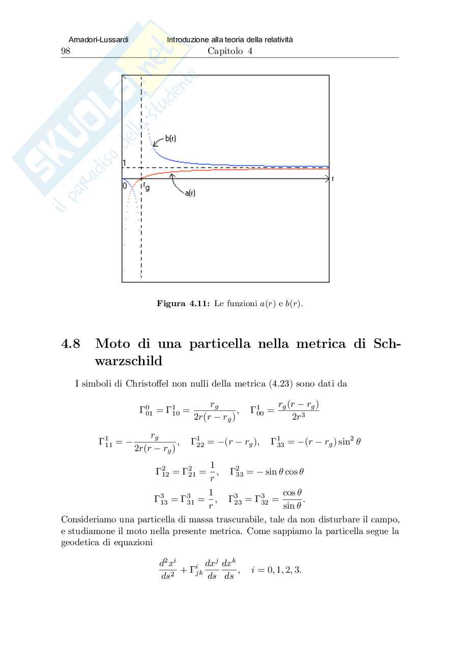 Introduzione alla relatività : 4 relatività  generale Pag. 26