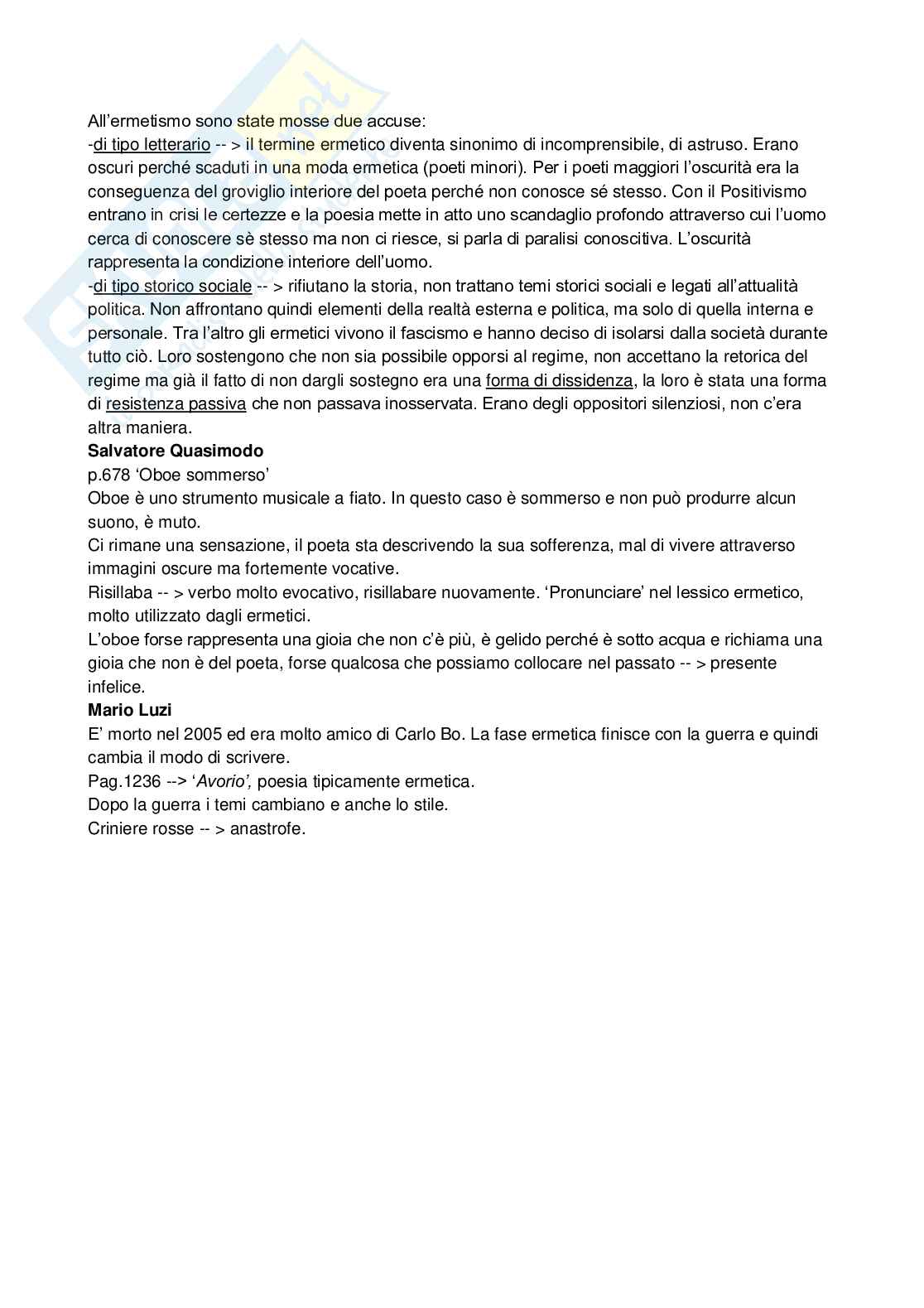 Appunti di Cultura italiana contemporanea Pag. 16