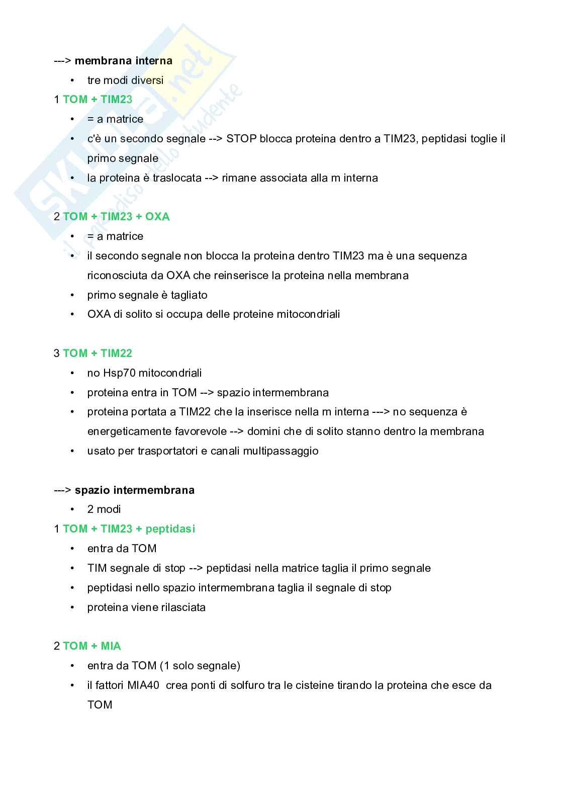 Schemi Biologia cellulare e molecolare Pag. 36