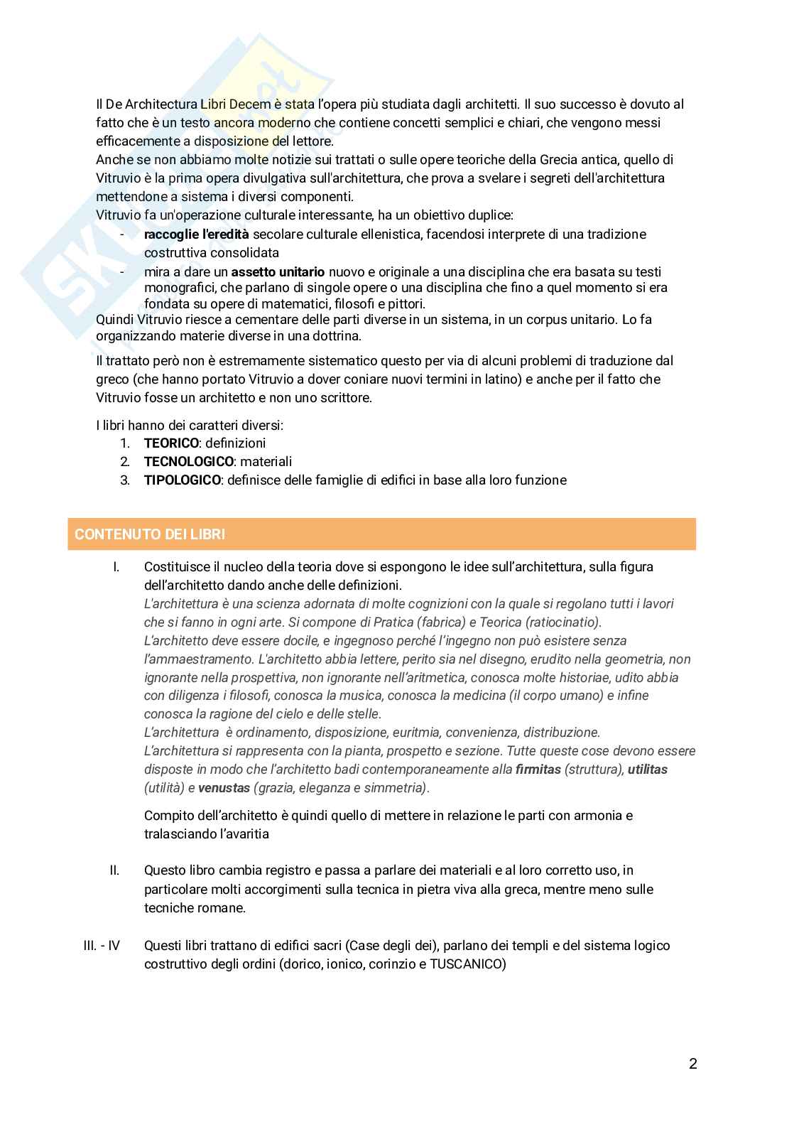 Appunti Storia dell'architettura - parte 1  Pag. 2