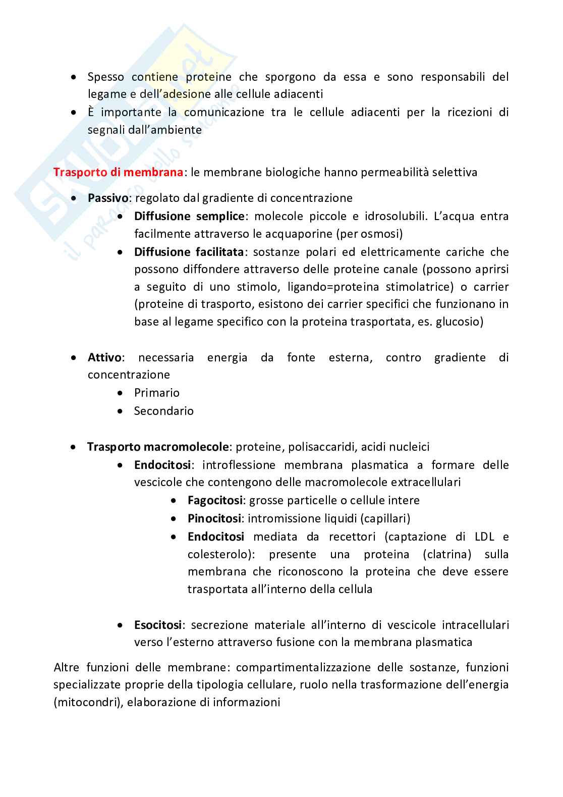 Appunti Biologia completi per esame Pag. 16