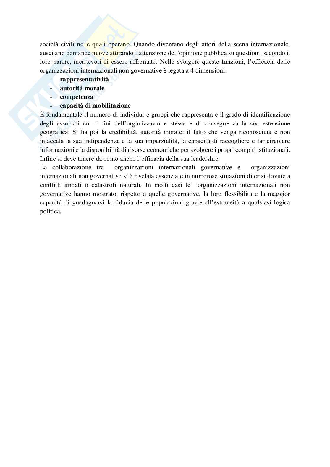 Storia delle organizzazioni Internazionali Pag. 26
