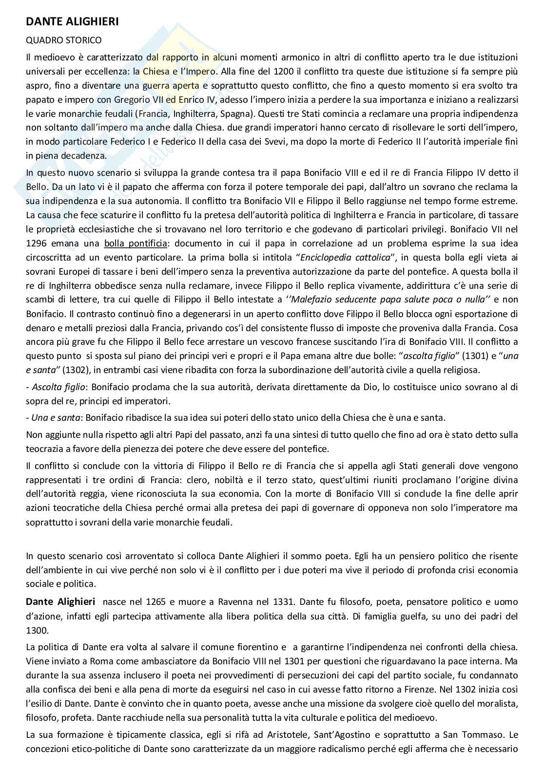 Riassunto esame Storia delle dottrine politiche, Prof. Marsala Rosanna, libro consigliato Storia delle dottrine politiche, D'Addio  Pag. 31