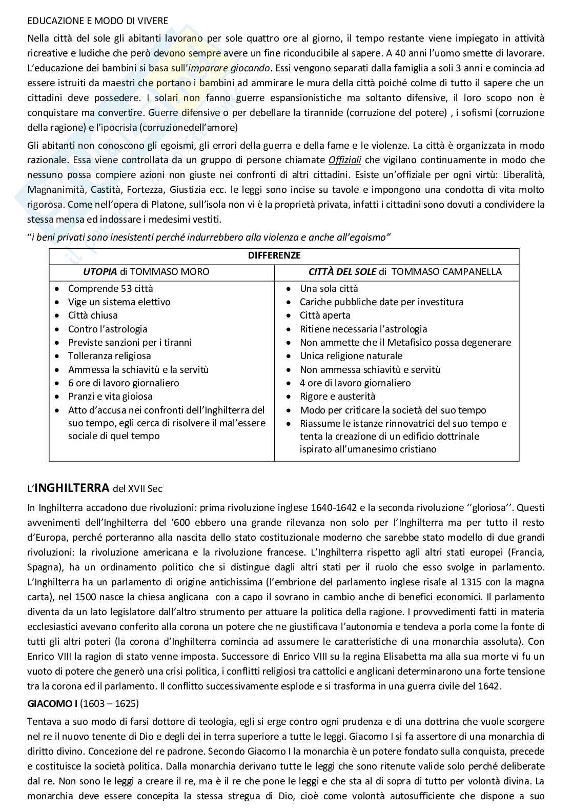 Riassunto esame Storia delle dottrine politiche, Prof. Marsala Rosanna, libro consigliato Storia delle dottrine politiche, D'Addio  Pag. 46