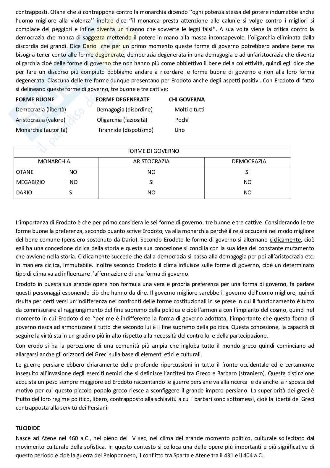 Riassunto esame Storia delle dottrine politiche, Prof. Marsala Rosanna, libro consigliato Storia delle dottrine politiche, D'Addio  Pag. 6