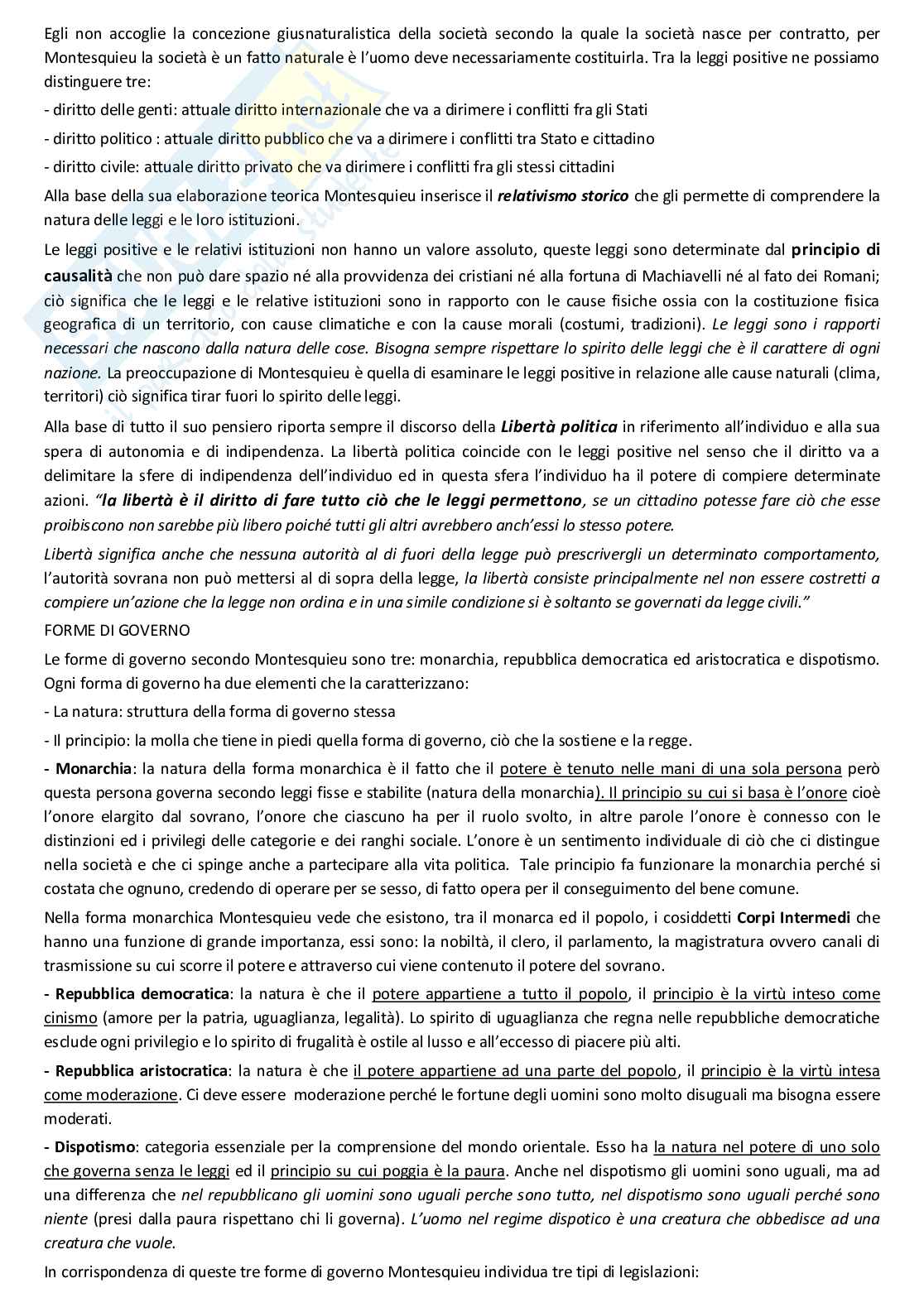Riassunto esame Storia delle dottrine politiche, Prof. Marsala Rosanna, libro consigliato Storia delle dottrine politiche, D'Addio  Pag. 61