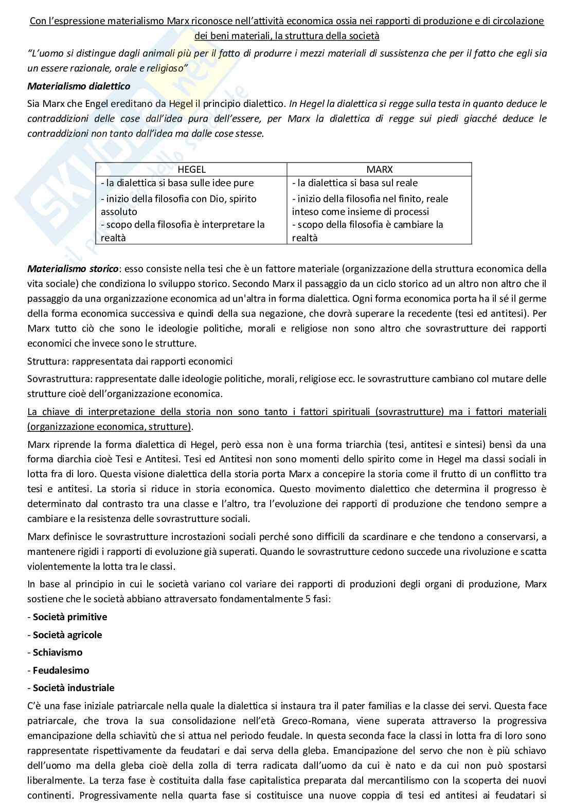 Riassunto esame Storia delle dottrine politiche, Prof. Marsala Rosanna, libro consigliato Storia delle dottrine politiche, D'Addio  Pag. 76