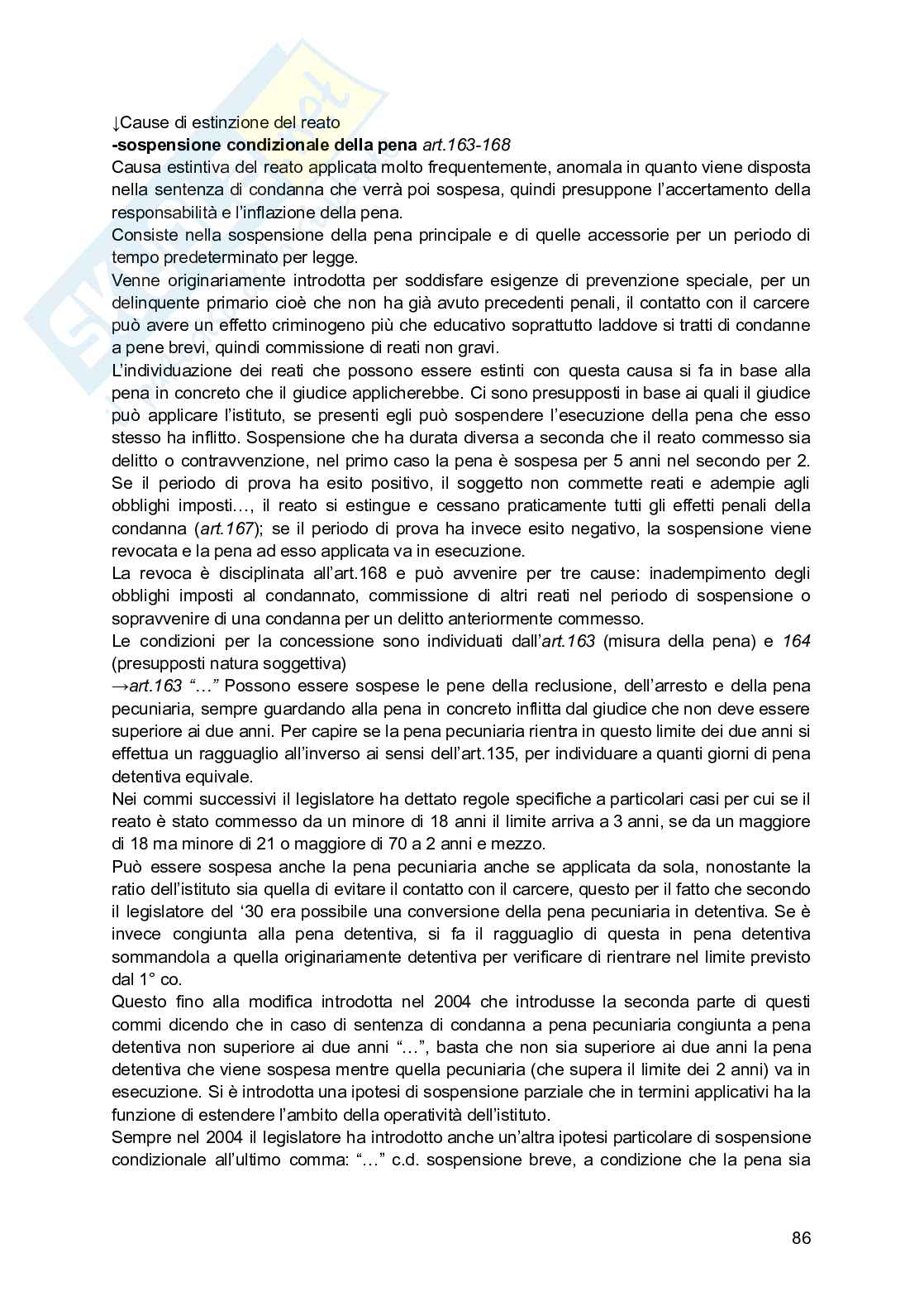Riassunto esame Diritto penale - parte generale, Prof. Bernasconi Costanza, libro consigliato Corso di diritto penale - parte generale , Palazzo, Bartoli  Pag. 86