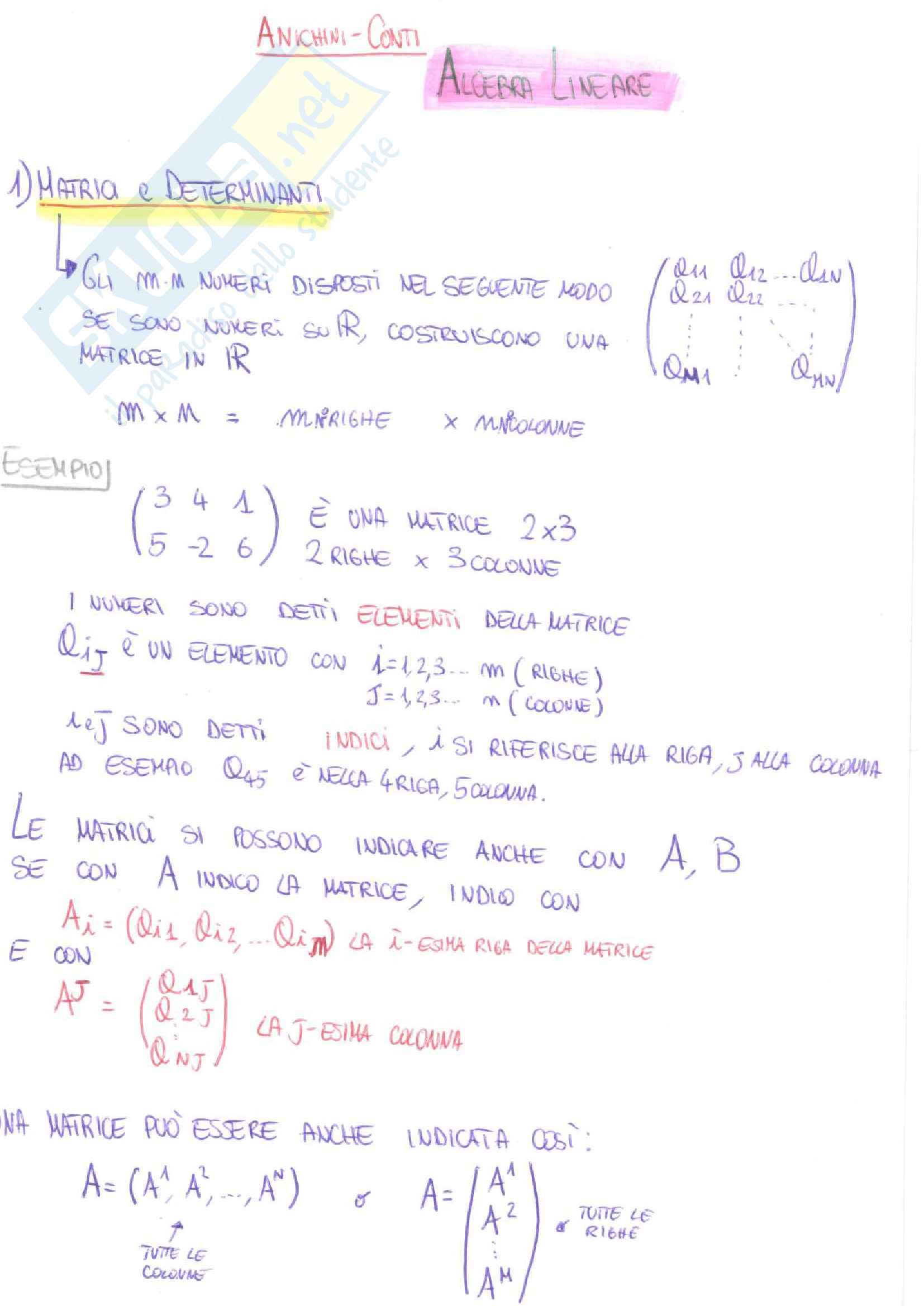 Come Passare L Esame Di Algebra Lineare