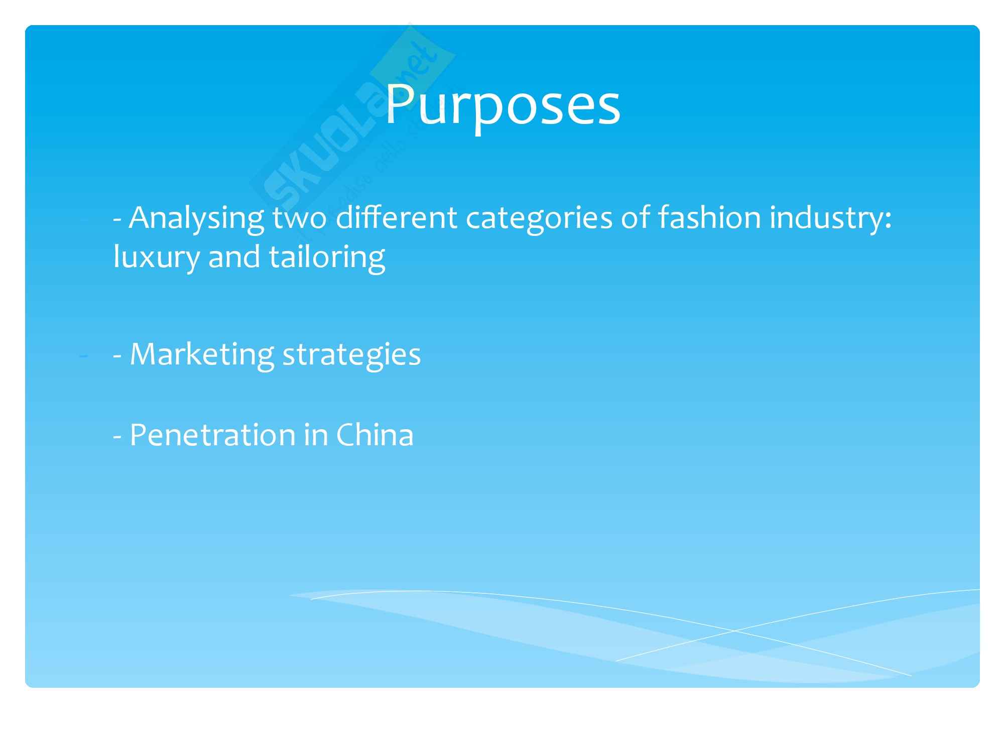 Marketing Strategy and China Penetration Pag. 2