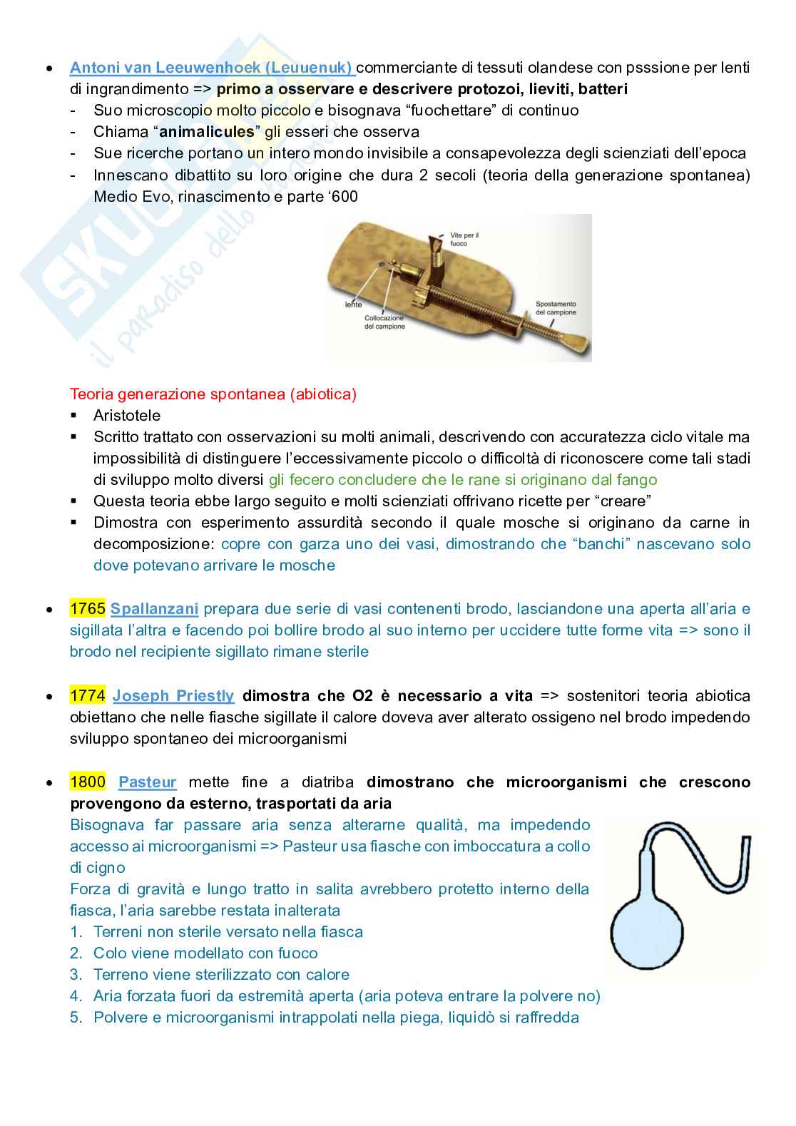 Appunti completi di Microbiologia e microbiologia clinica biotech, II anno Pag. 2