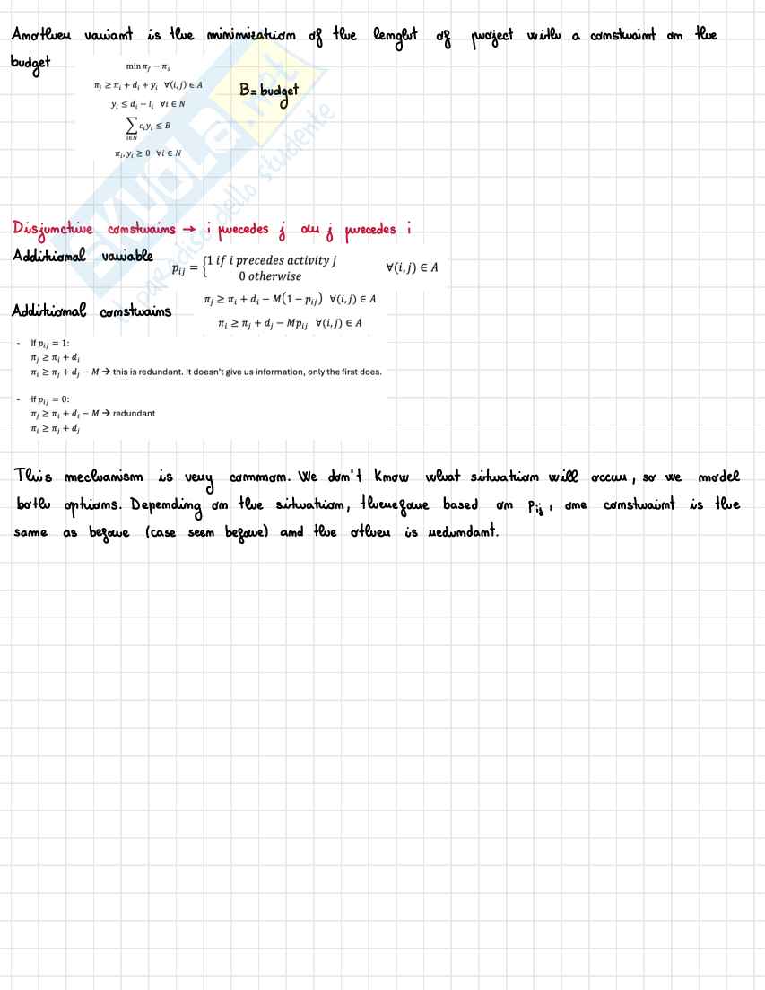 Teoria fondamentale primo parziale Optimization and data science for management  Pag. 6