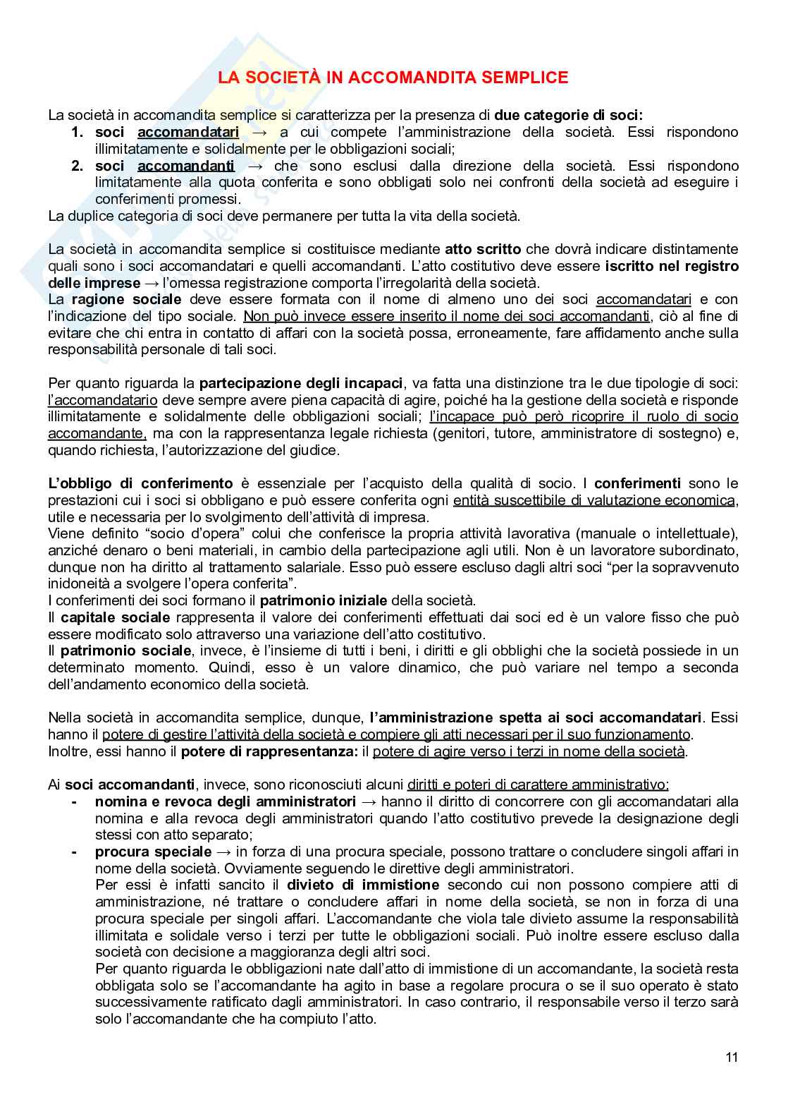 Società di persone Pag. 11