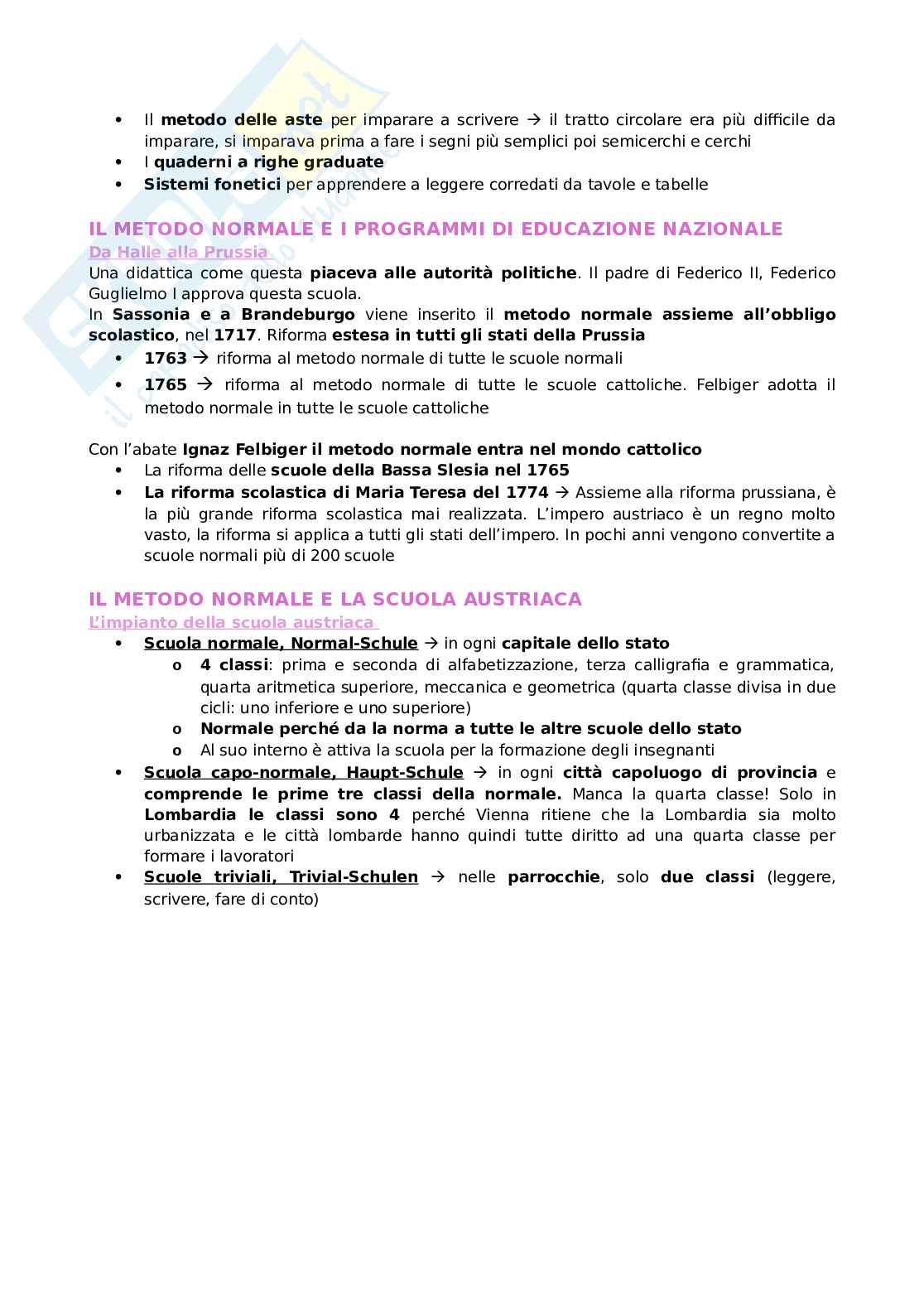 Riassunto esame Storia della pedagogia, Prof. Maurizio Piseri, libro consigliato Educazione, pedagogia e scuola dall'umanesimo al romanticismo, Giorgio Chiosso Pag. 16