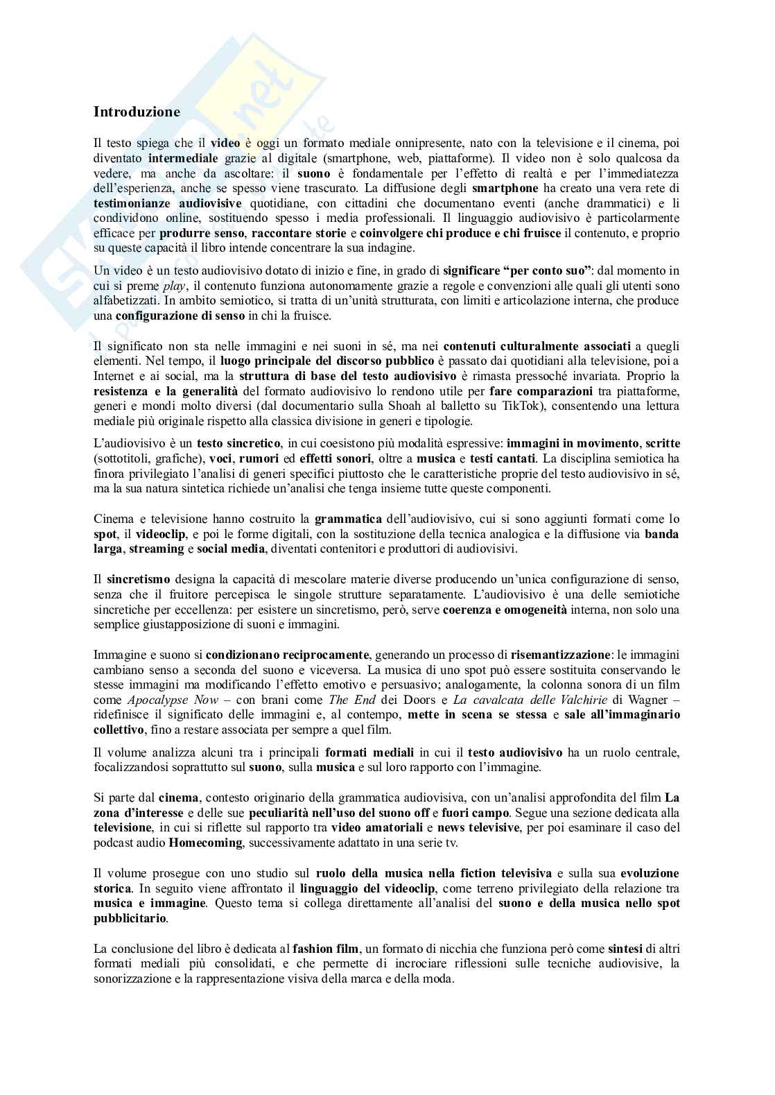 Materiale per l'esame Semiotica dei Media Pag. 1