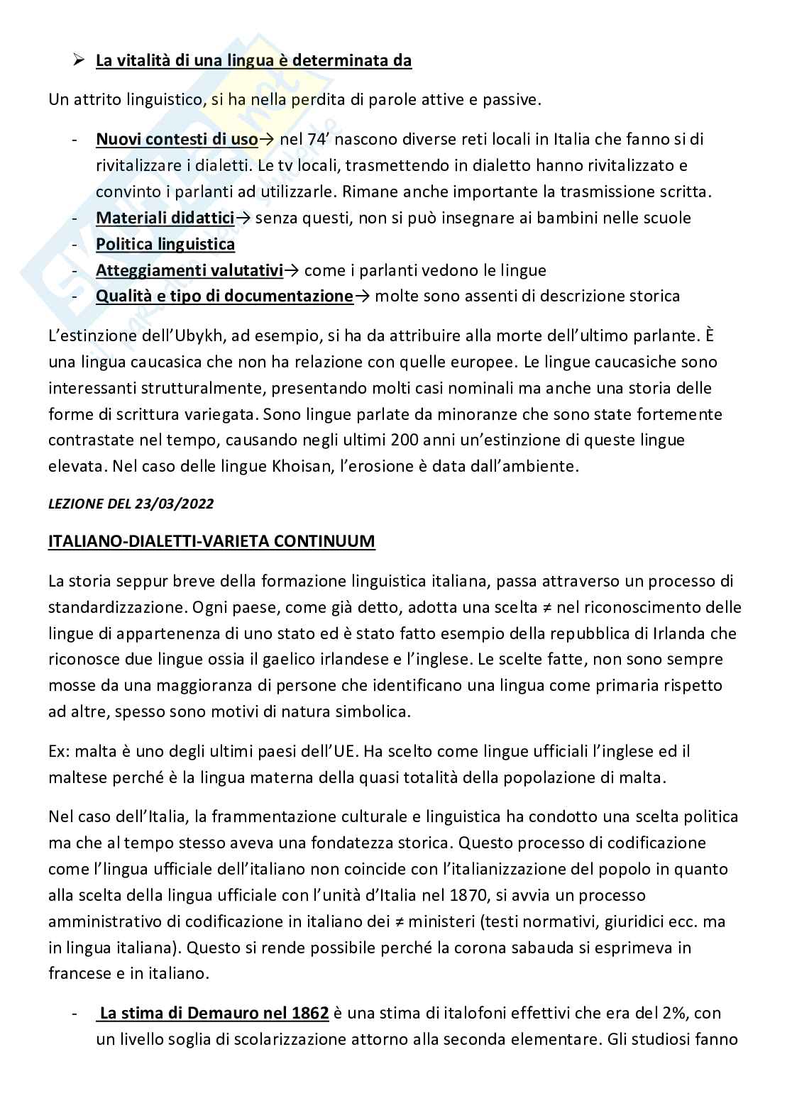 Linguistica applicata Pag. 21