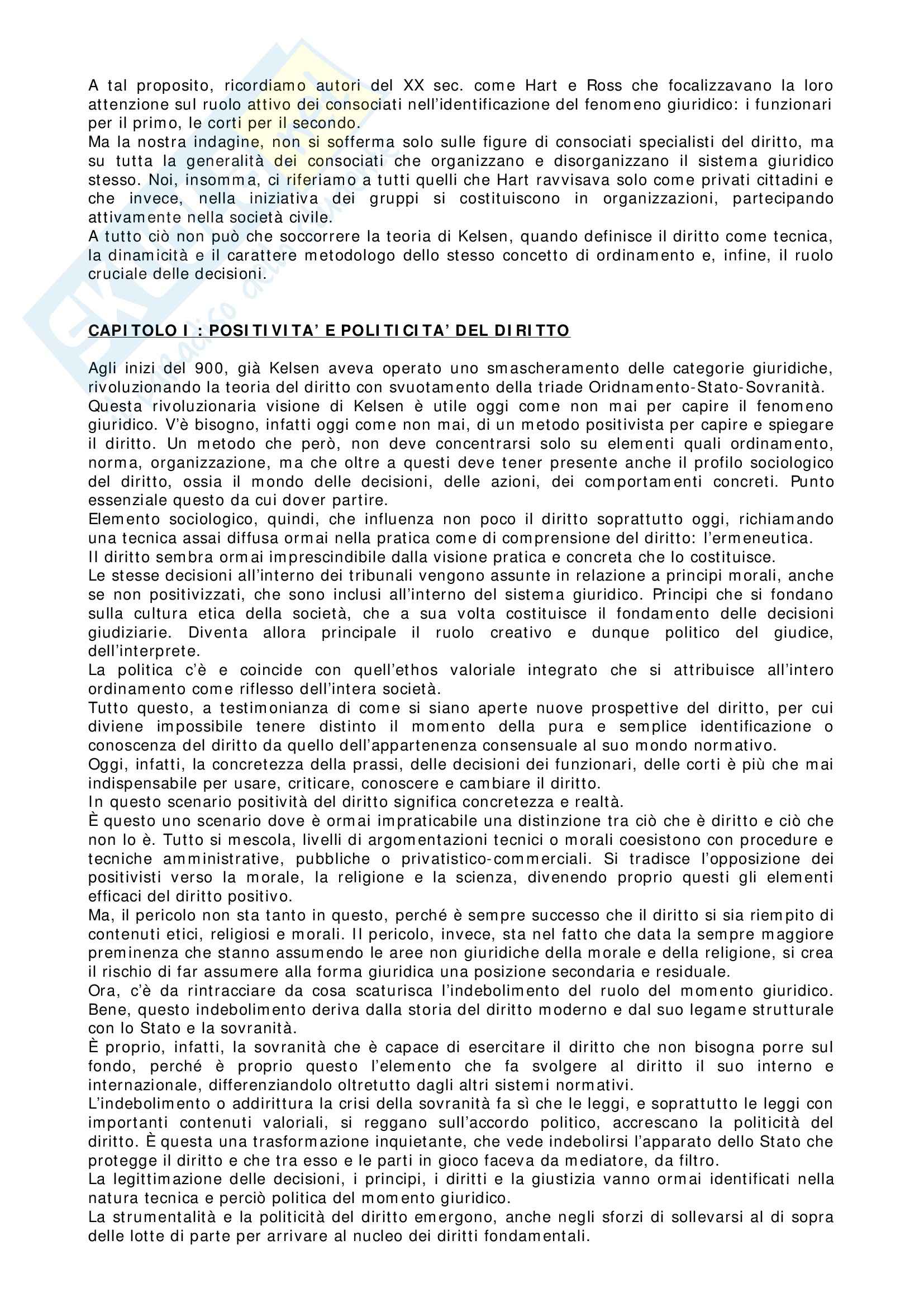 Riassunto esame Teoria del Diritto, prof. Catania, libro consigliato Metamorfosi del Diritto, Catania Pag. 2