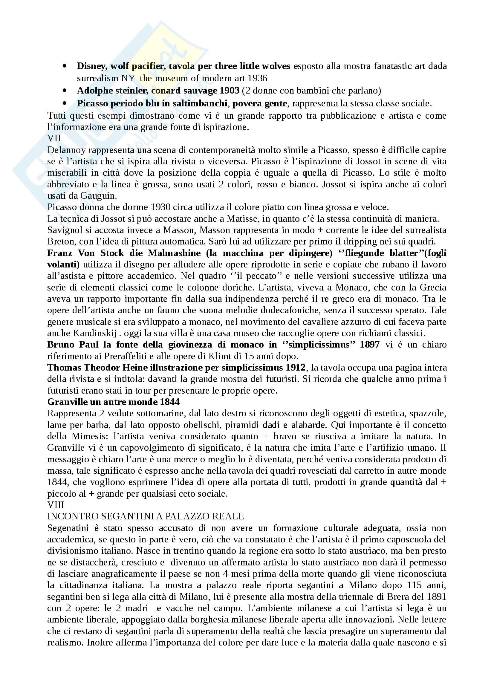 Lezioni, Fonti, modelli e linguaggi dell arte contemporanea Pag. 6