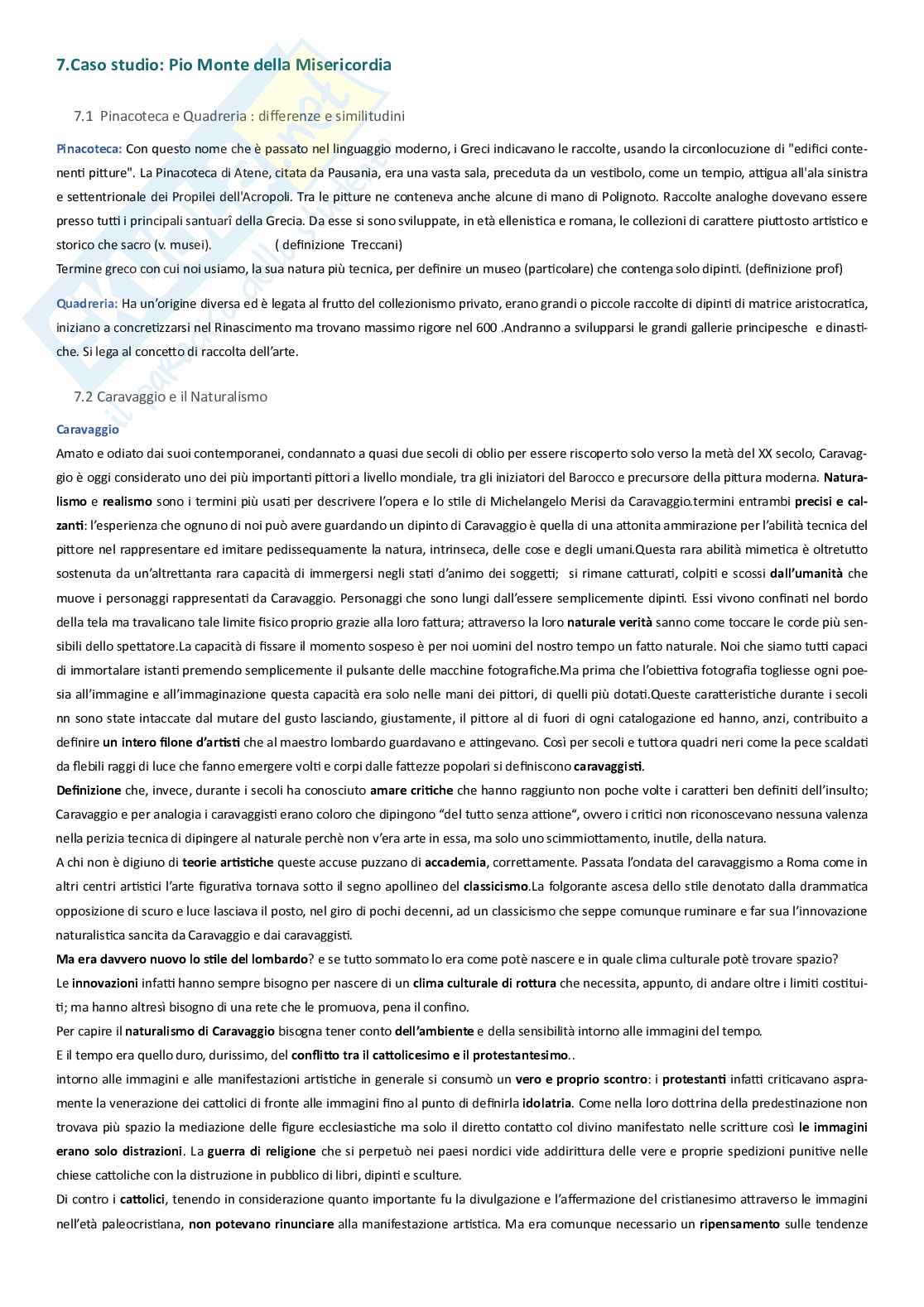 Museologia - parte II Pag. 1