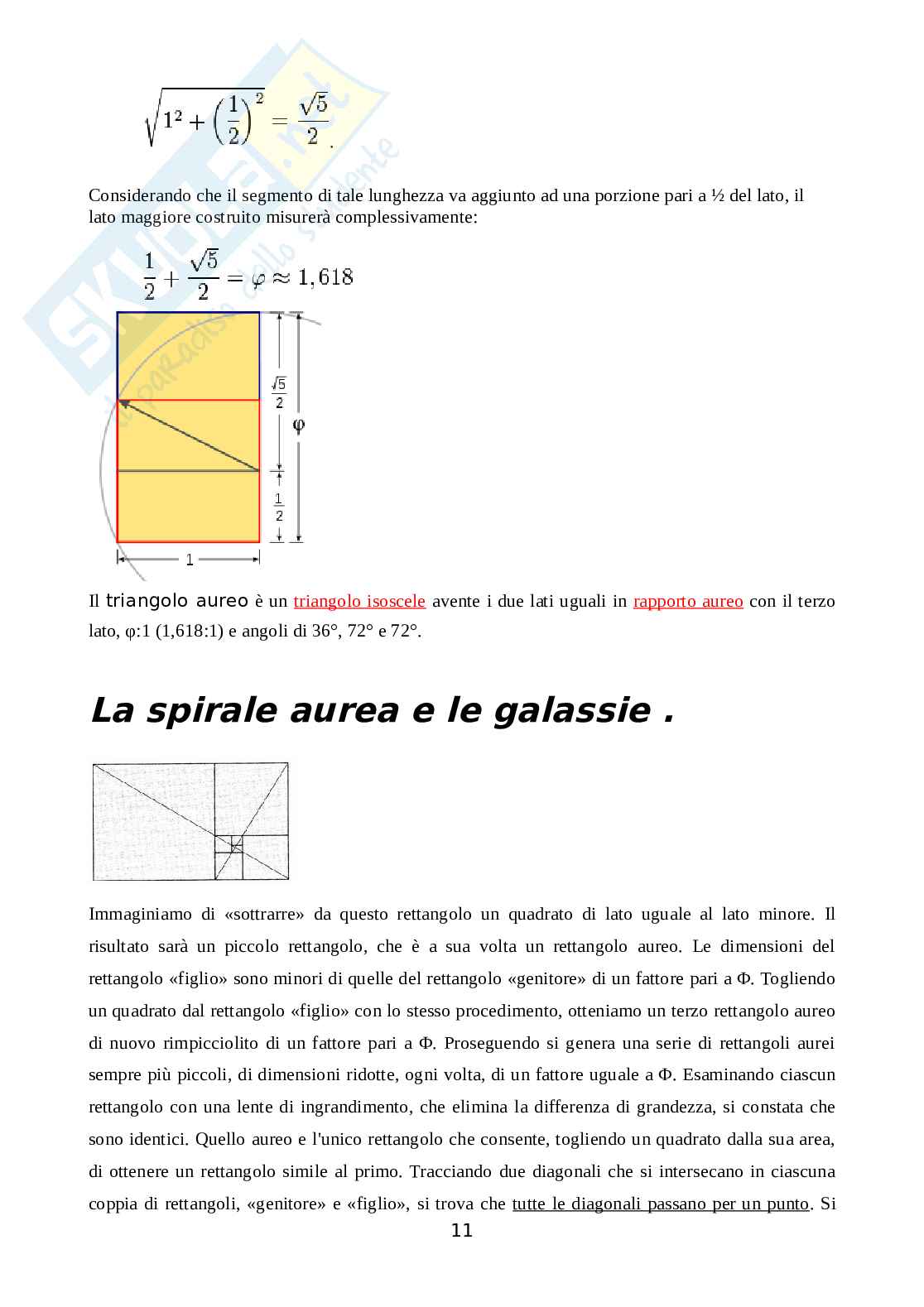 Fascino del numero d'oro Pag. 11
