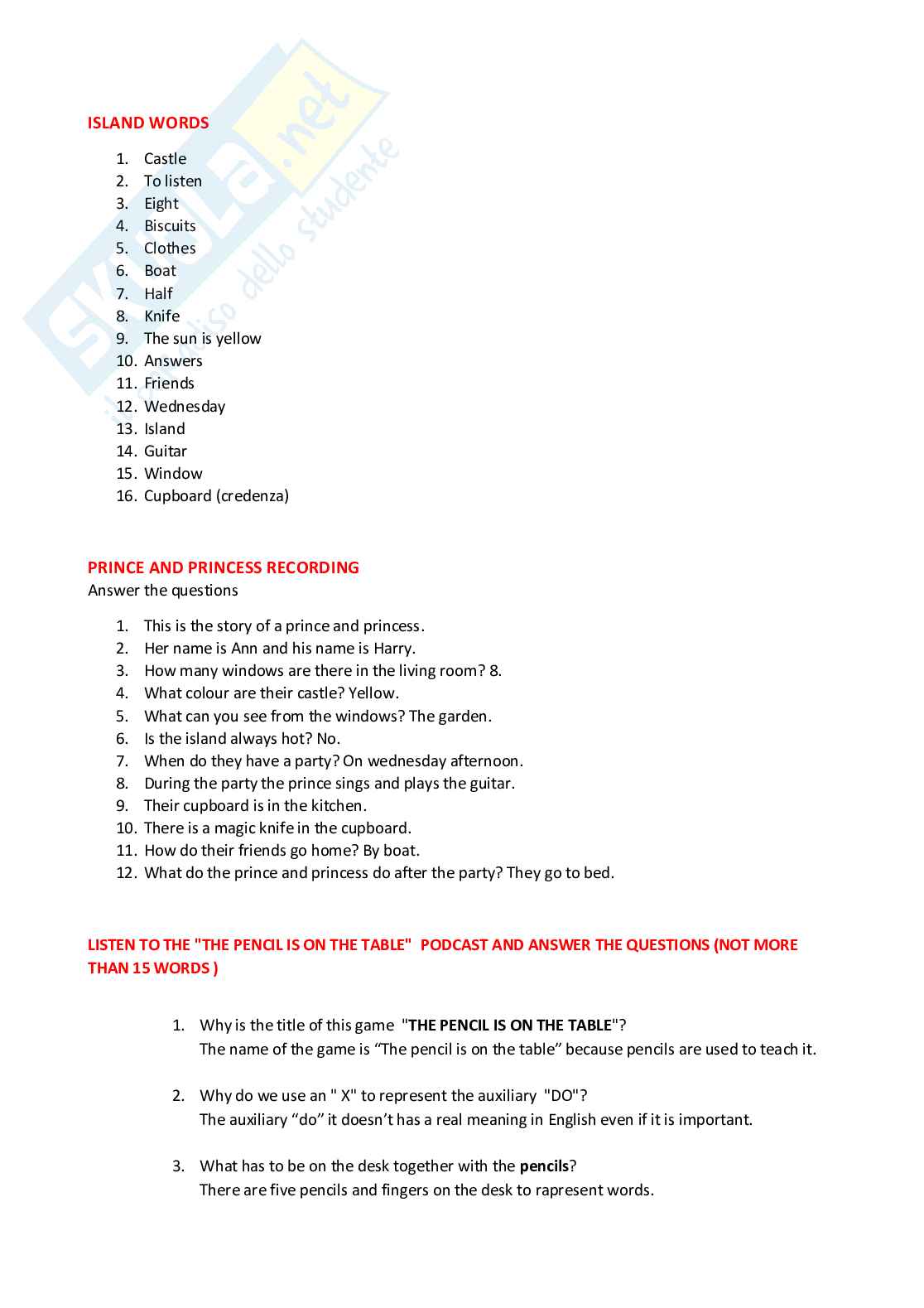 Laboratorio di lingua inglese (B021009) - Metodologie didattiche e preparazione esame | SFP Notes Vol.26 Pag. 6