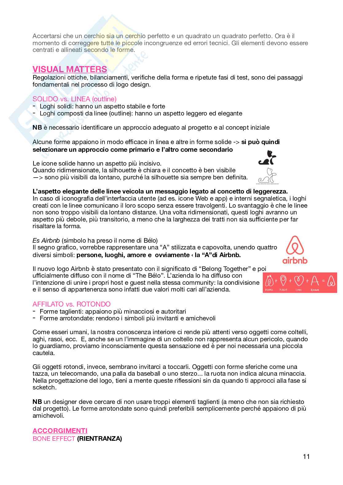 Appunti per l'esame di Logo essentials   Pag. 11