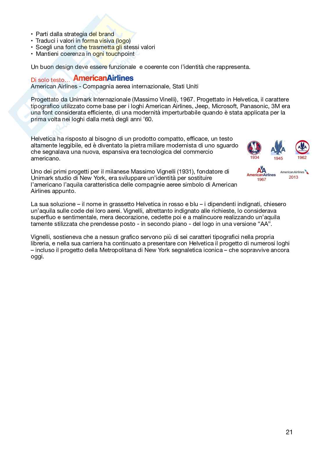 Appunti per l'esame di Logo essentials   Pag. 21