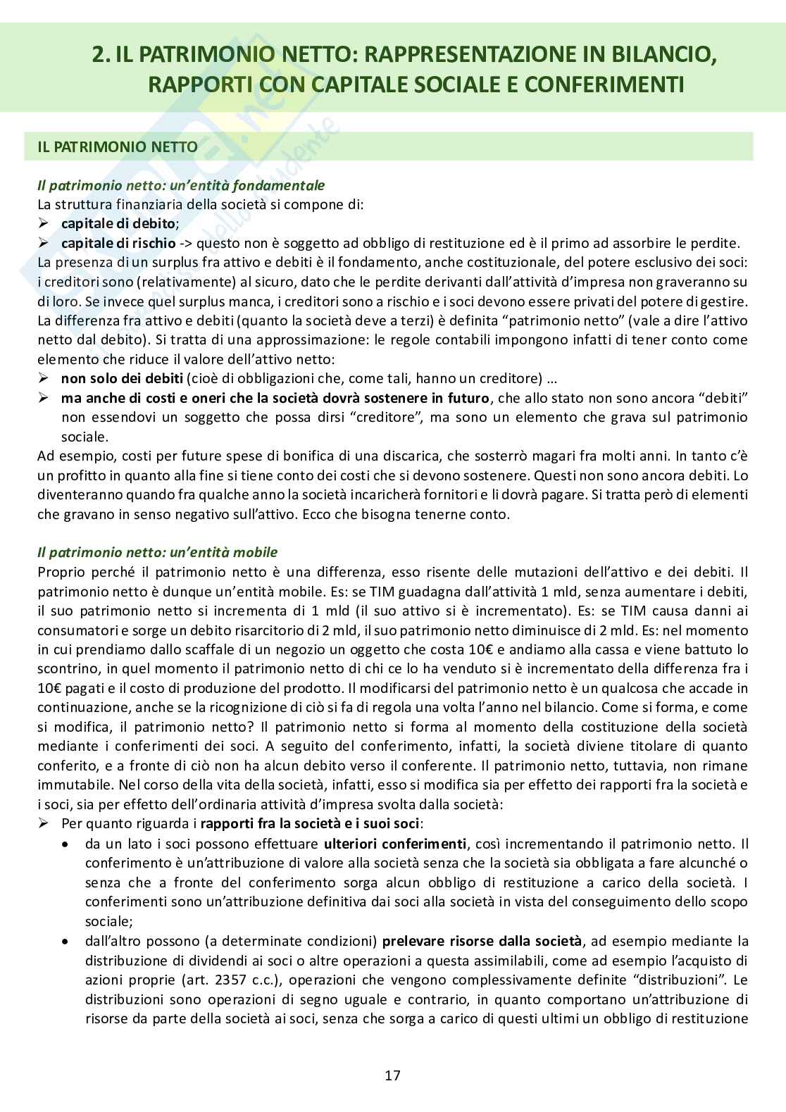 Appunti delle lezioni di Diritto commerciale B (argomenti 1-3) Pag. 16
