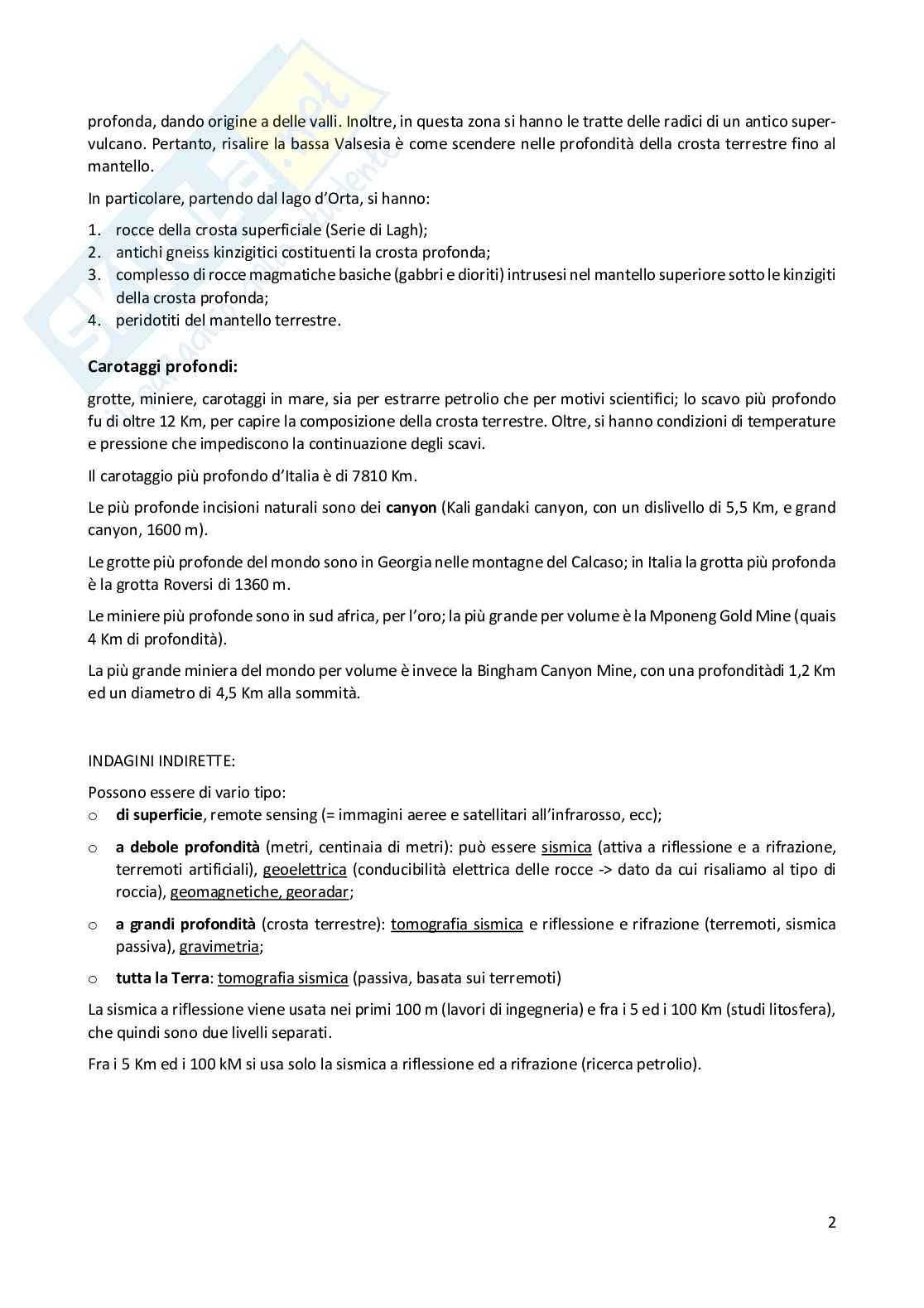 Appunti di Geologia  Pag. 2