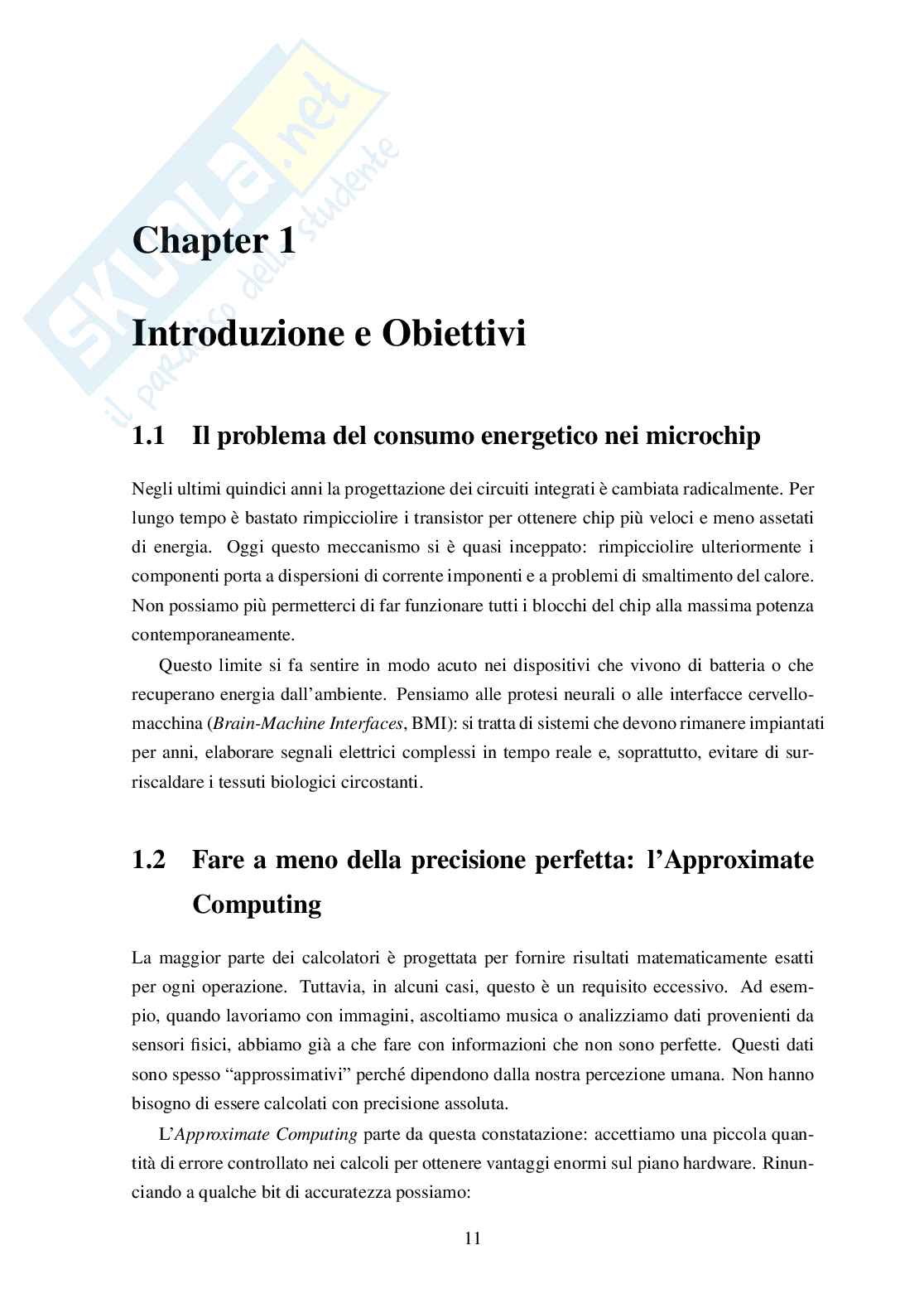Calcolo approssimato in virgola mobile: segmentazione statica Pag. 11