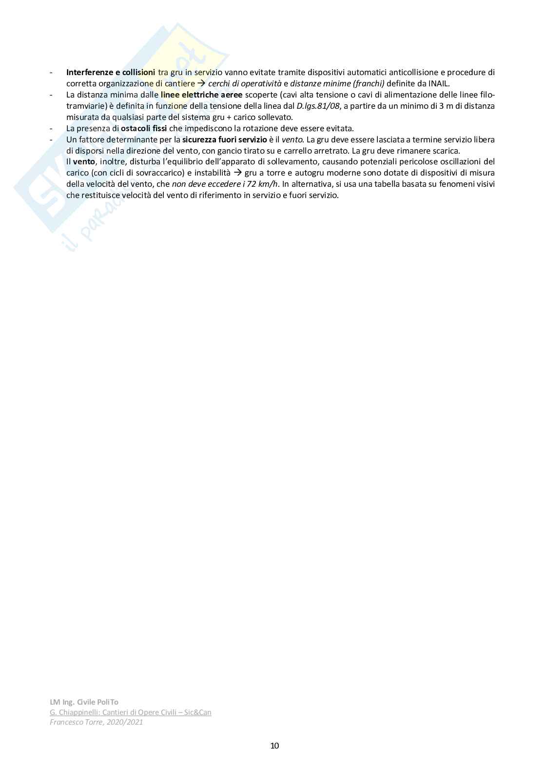 Cantieri di Opere Civili - Modulo comune SIC&CAN + sommario Pag. 11