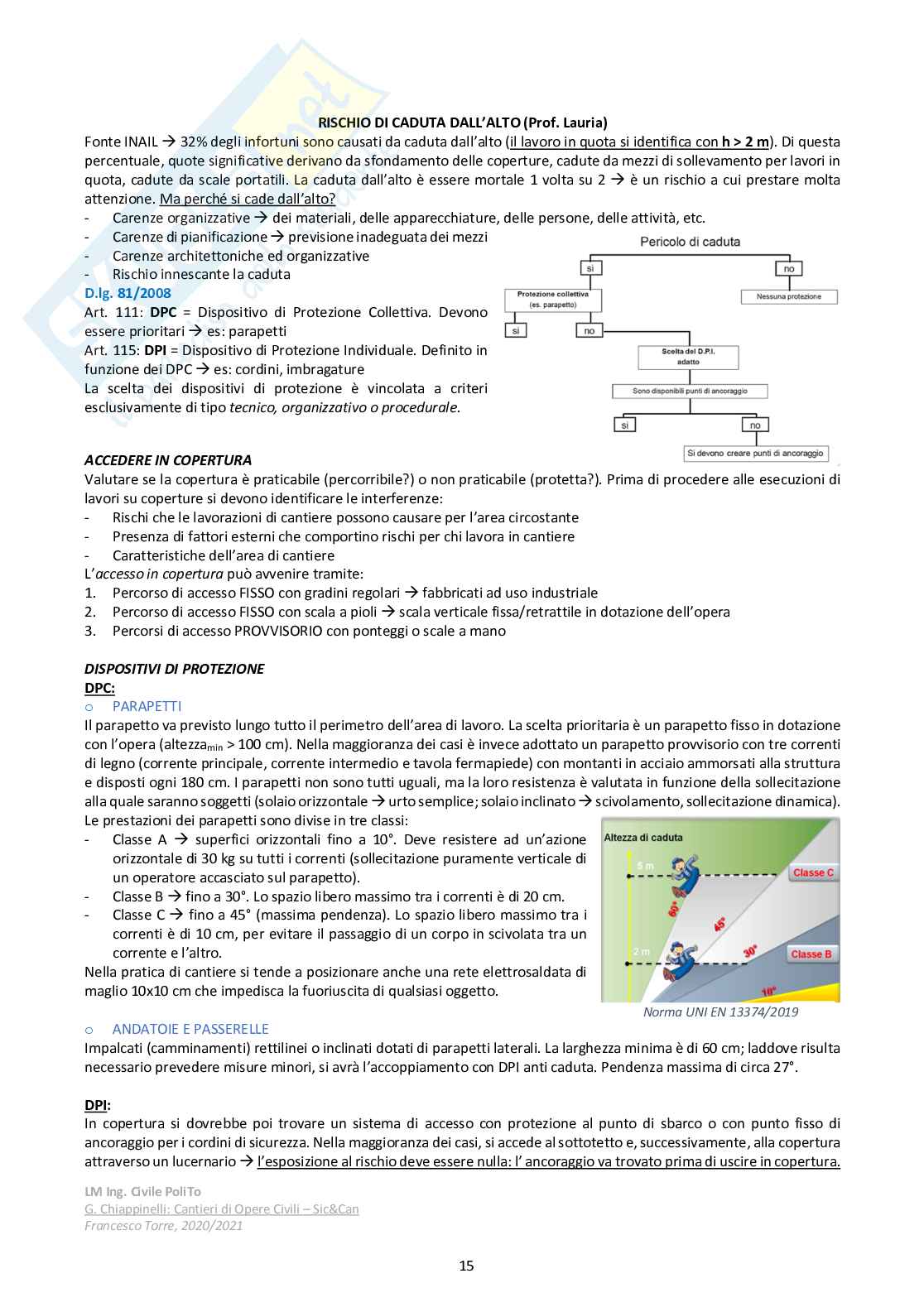 Cantieri di Opere Civili - Modulo comune SIC&CAN + sommario Pag. 16