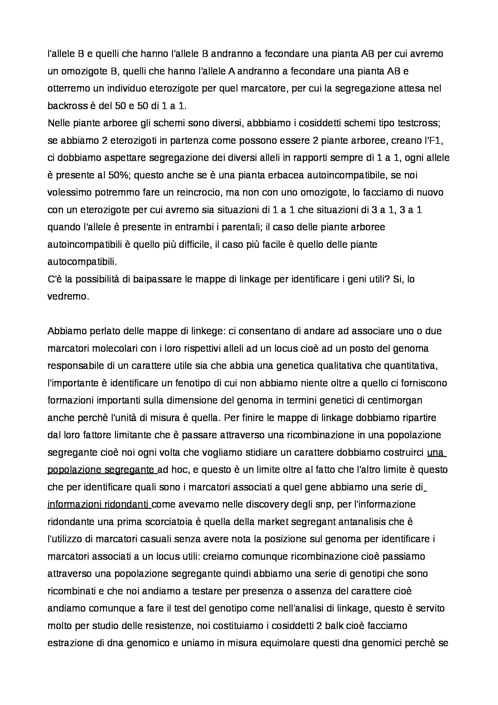 Biotecnologie delle specie erbacee - Appunti Pag. 16