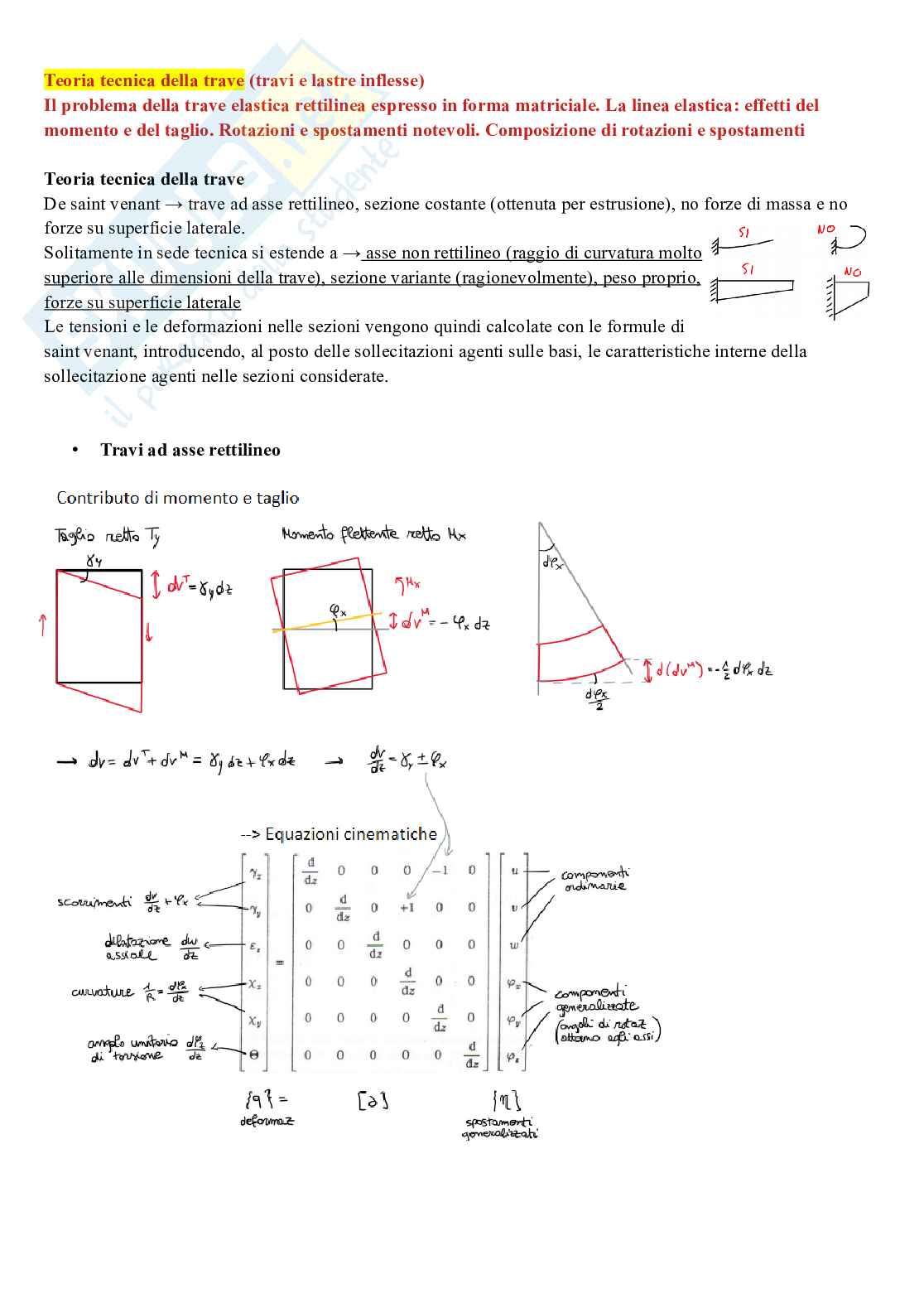 Scienza delle costruzioni - Appunti completi Pag. 46