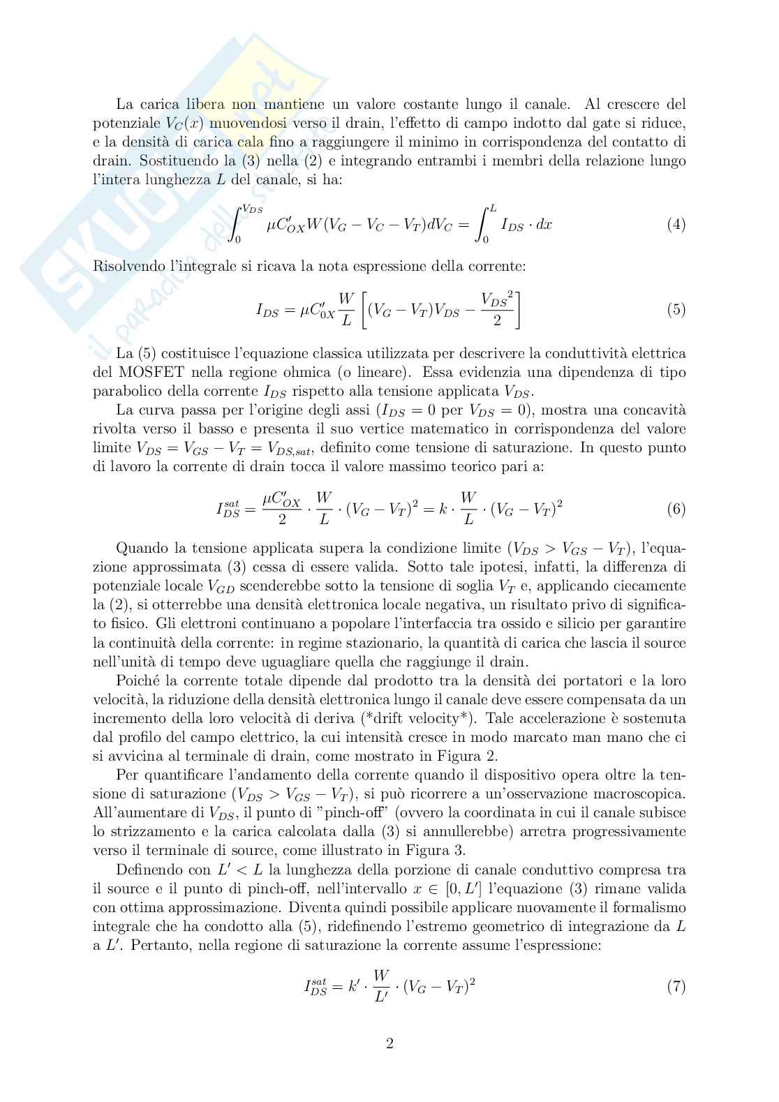 Funzioni e prestazioni del MOSFET: Parte 1 Pag. 2