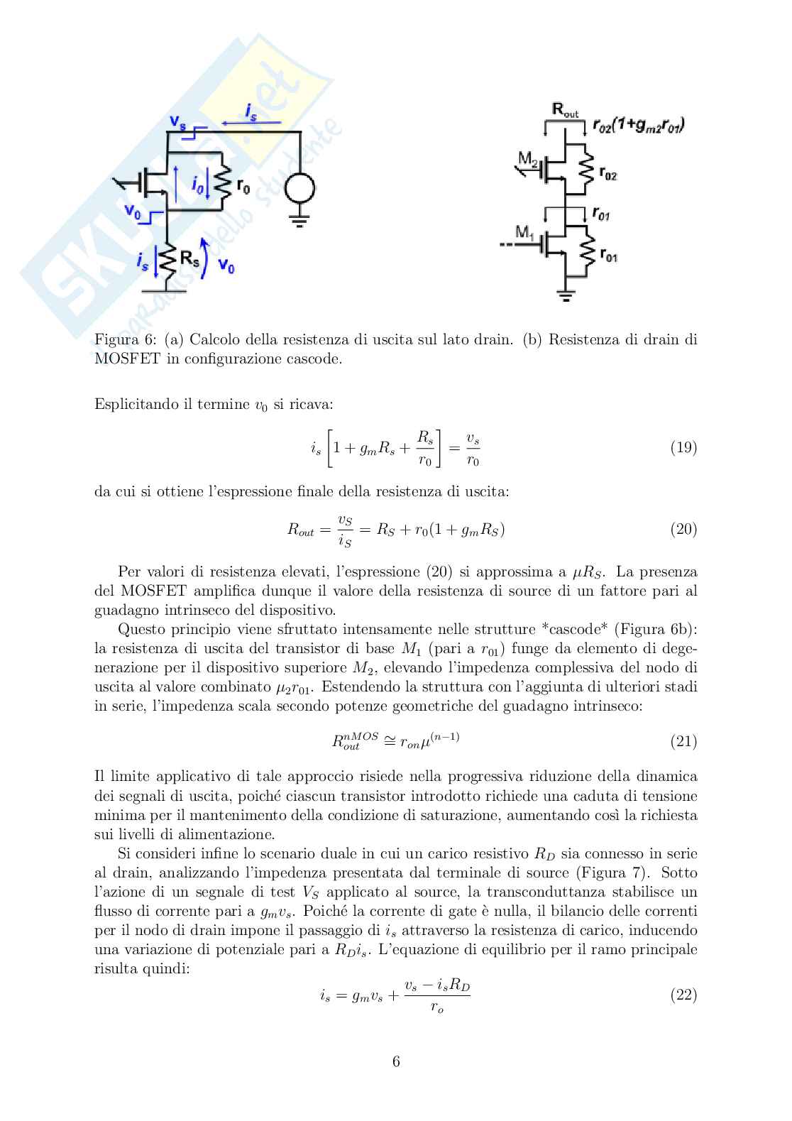 Funzioni e prestazioni del MOSFET: Parte 1 Pag. 6