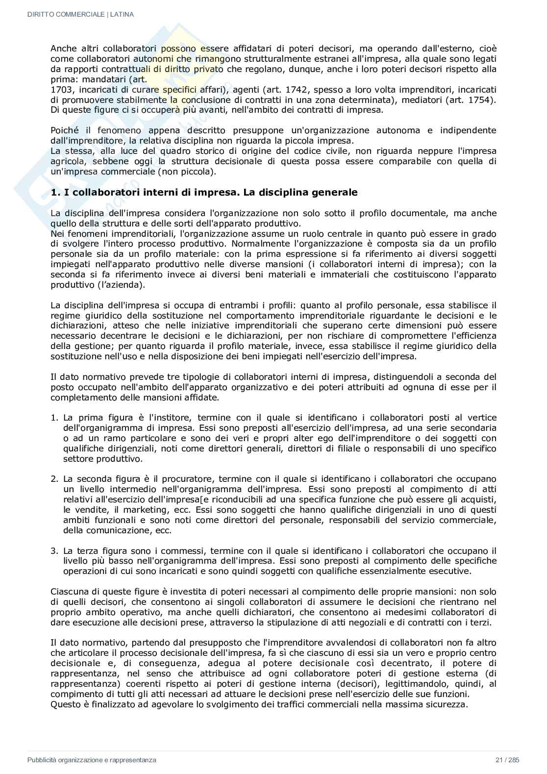 Diritto commerciale – Appunti, schemi e 40 domande per l’orale   Pag. 21