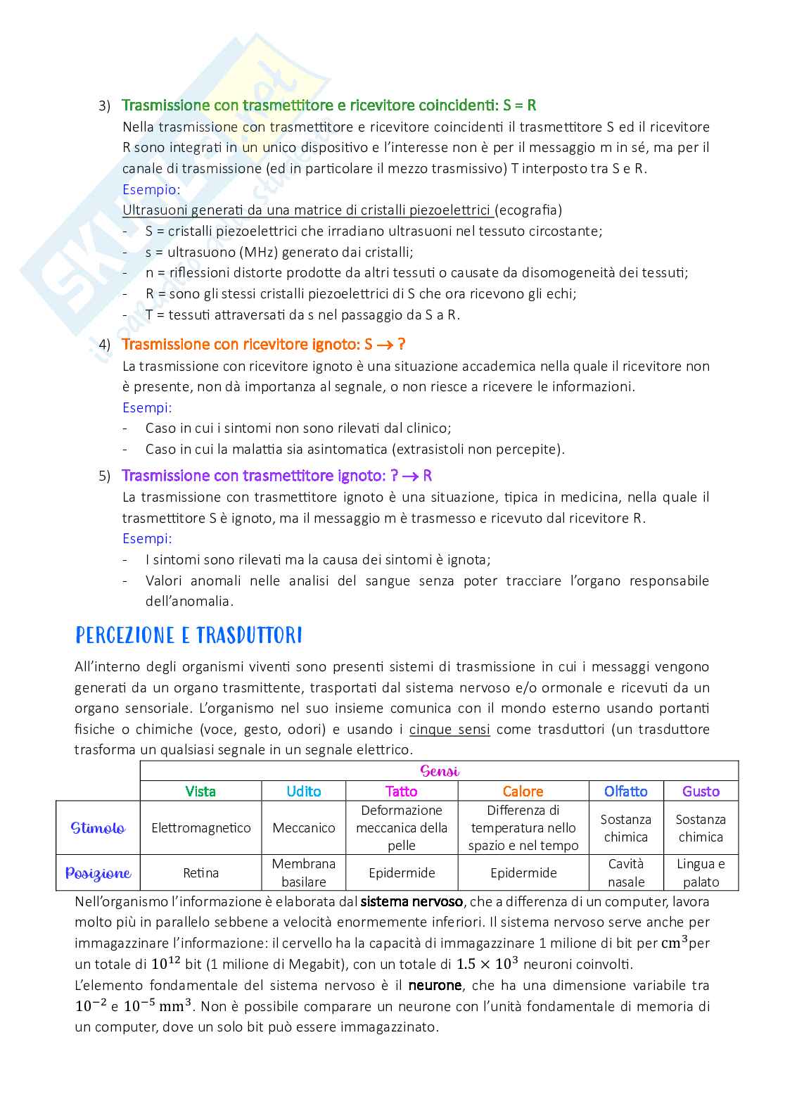 Appunti di Informatica medica Pag. 6