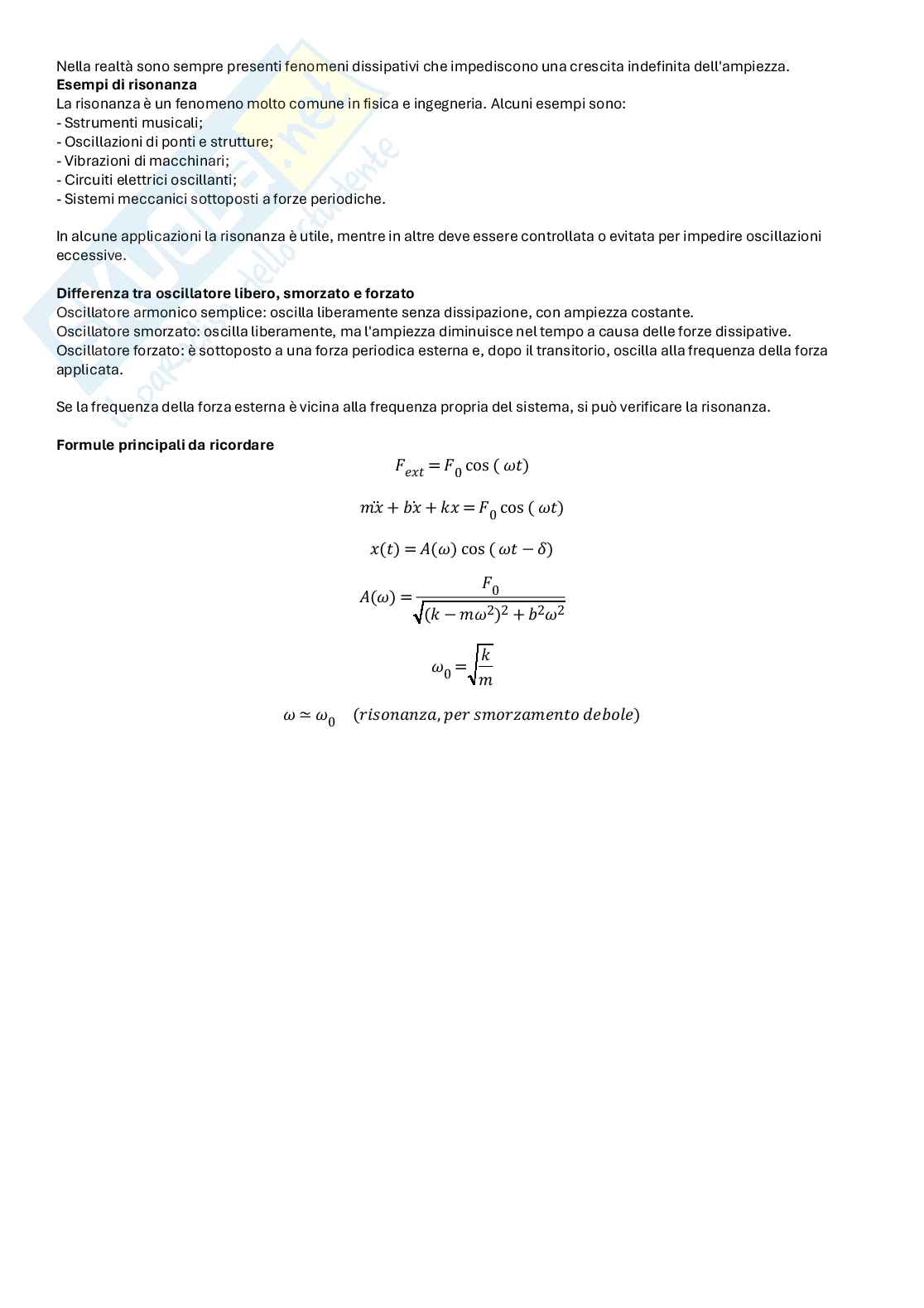Fisica I - Domande e risposte per l'orale Pag. 21