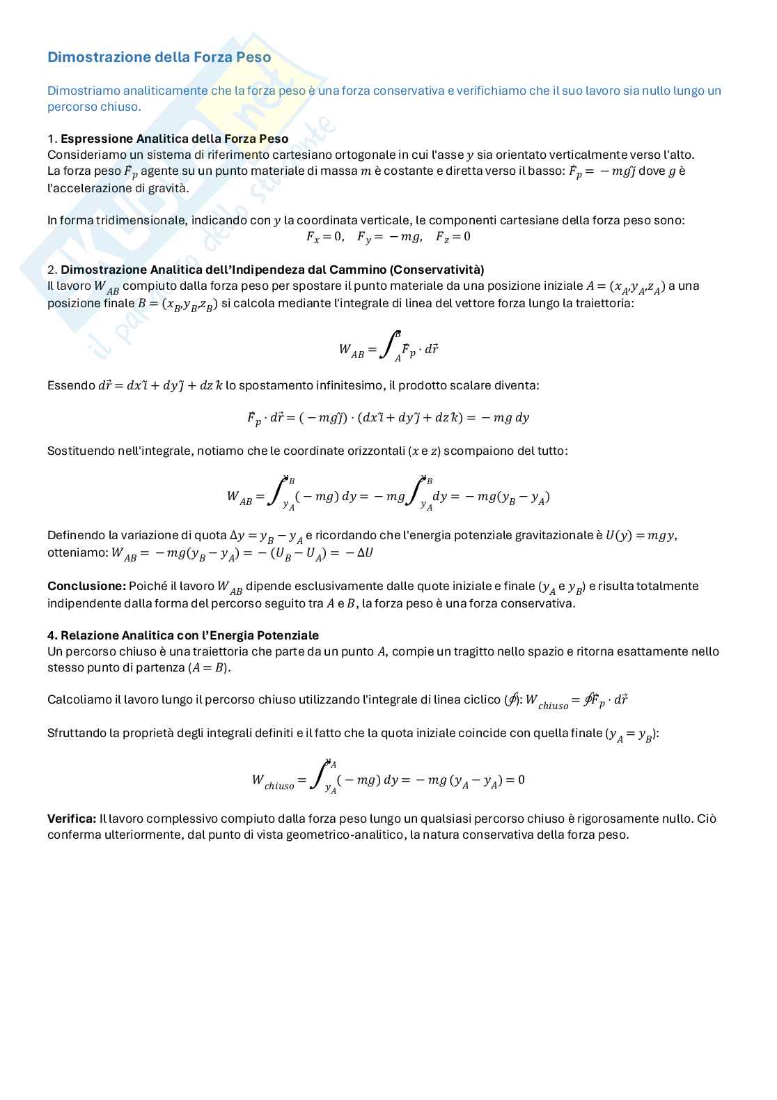 Fisica I - Domande e risposte per l'orale Pag. 26